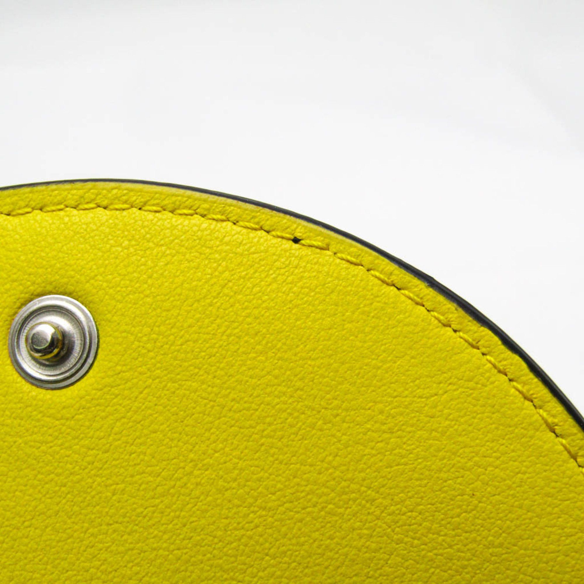 Bottega Veneta Intrecciato Yellow Leather Wallet (Pre-Owned) Size ONE SIZE - 10 Thumbnail