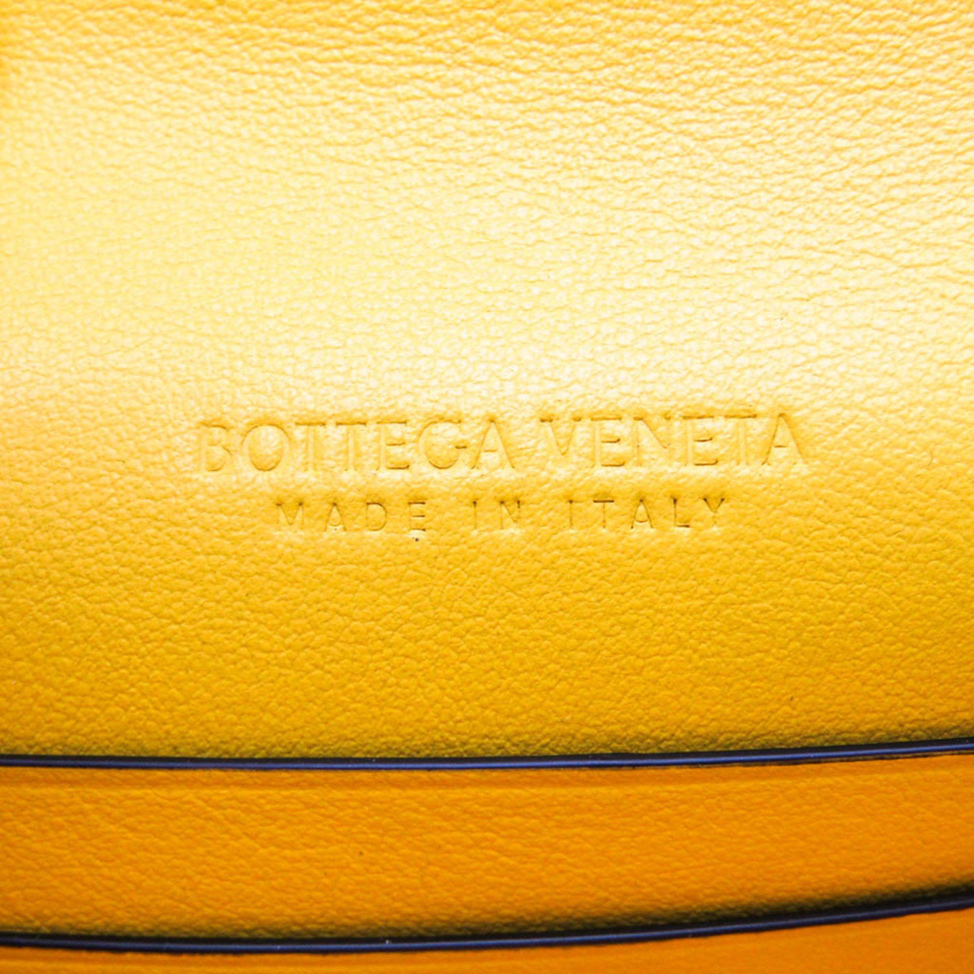 Bottega Veneta Intrecciato Yellow Leather Wallet (Pre-Owned) Size ONE SIZE - 6 Thumbnail