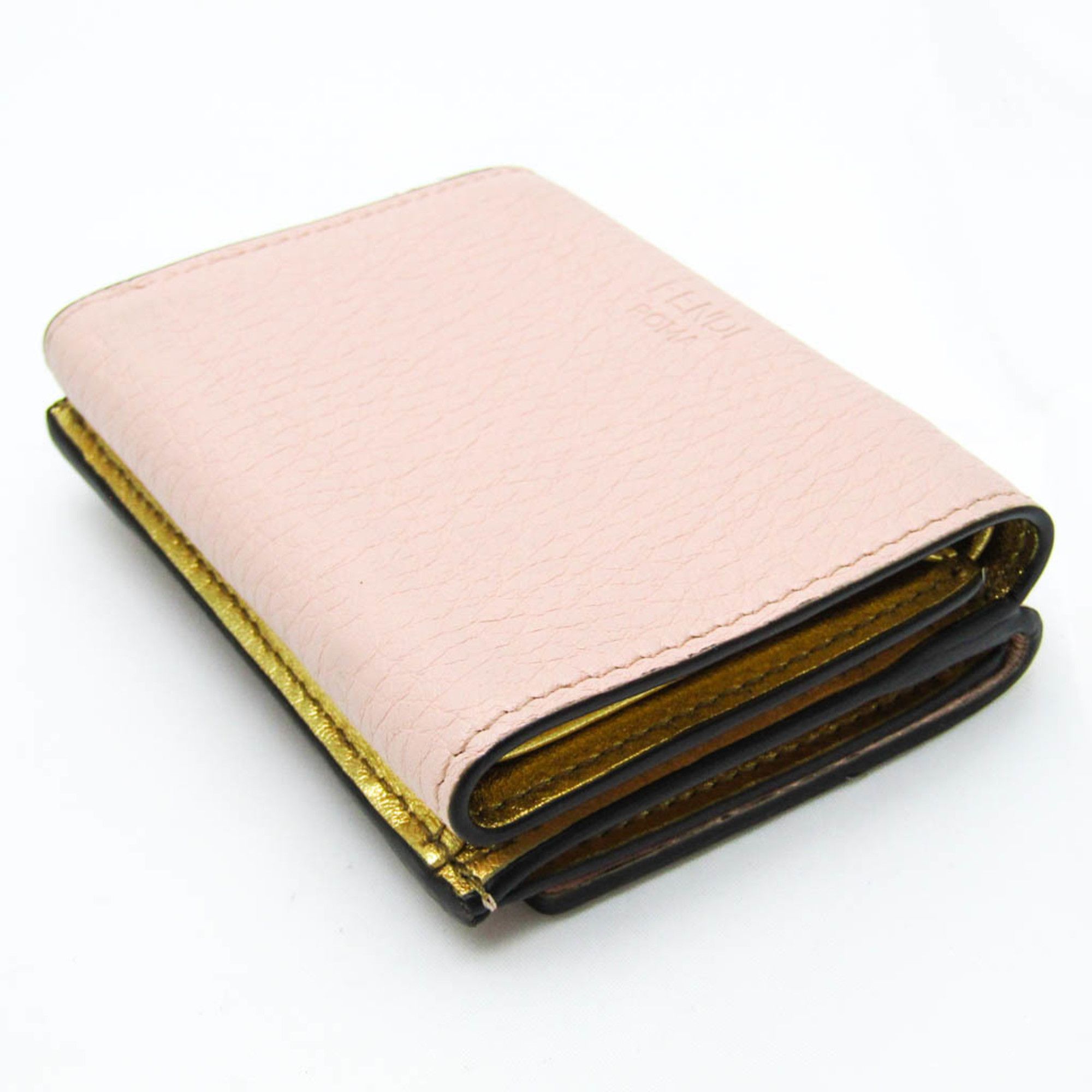 Fendi Peekaboo Pink Leather Wallet (Pre-Owned) Size ONE SIZE - 2 Thumbnail