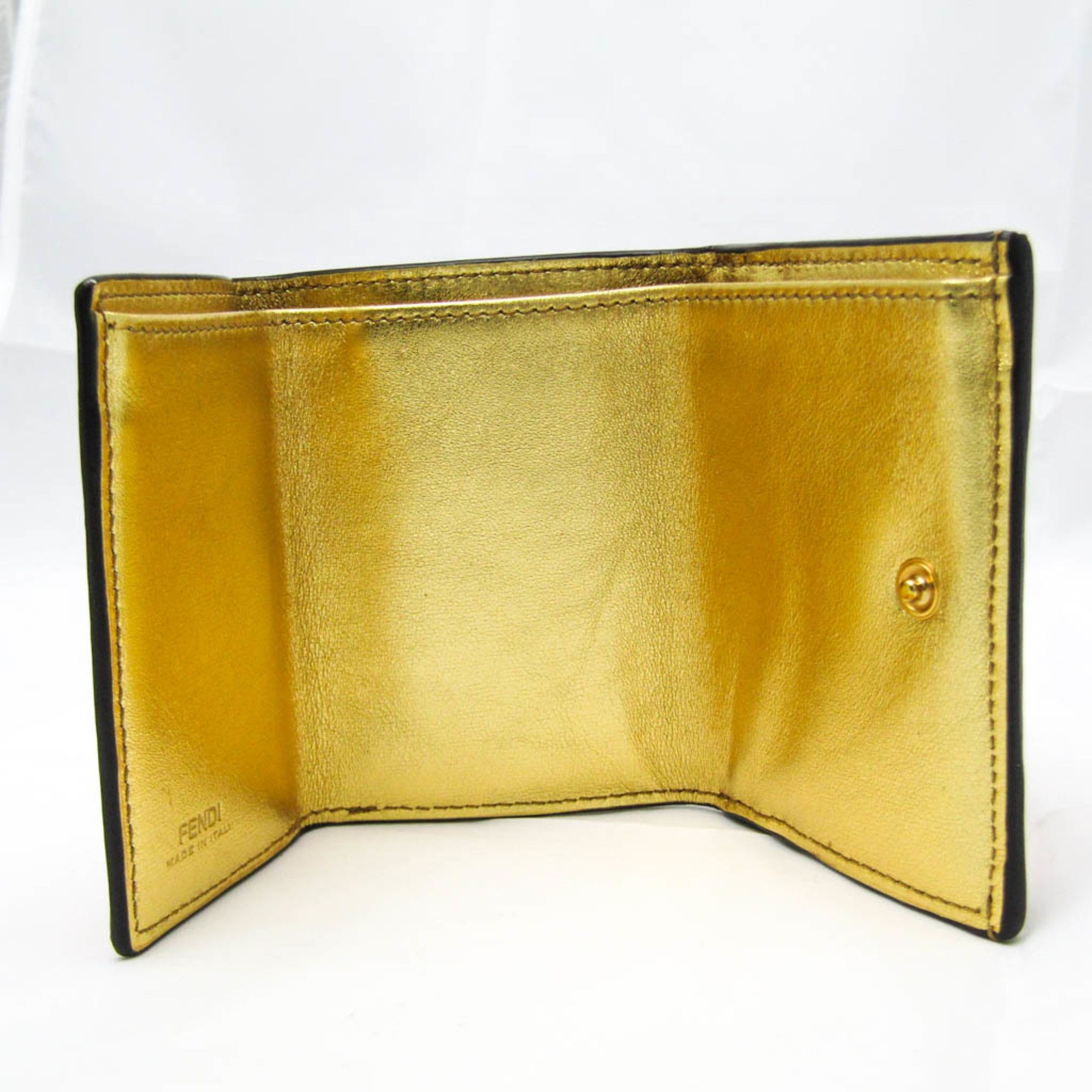 Fendi Peekaboo Pink Leather Wallet (Pre-Owned) Size ONE SIZE - 8 Thumbnail