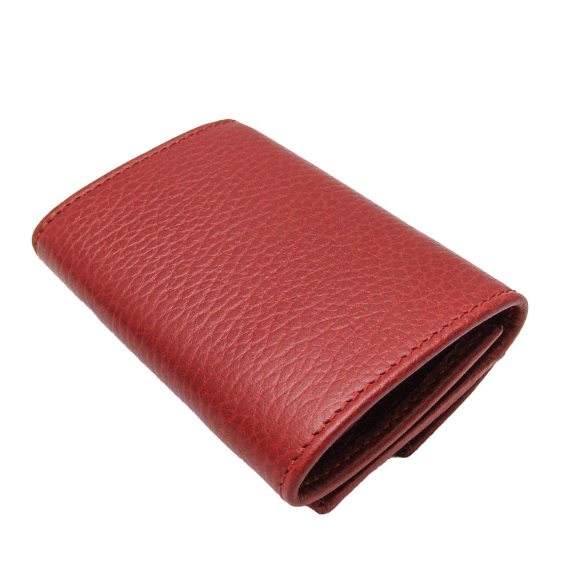 Gucci Marmont Red Leather Wallet (Pre-Owned) Size ONE SIZE - 2 Thumbnail