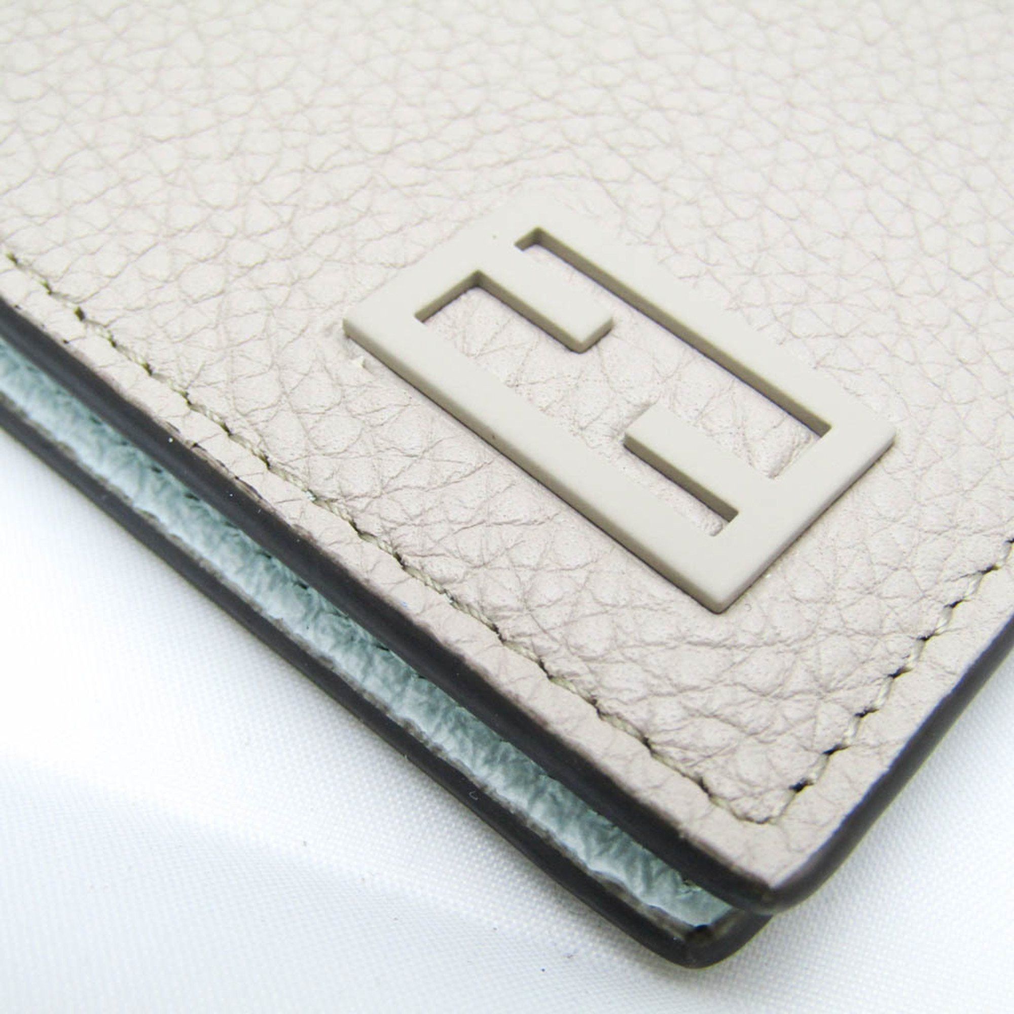 Fendi Ff Beige Leather Wallet (Pre-Owned) Size ONE SIZE - 9 Thumbnail