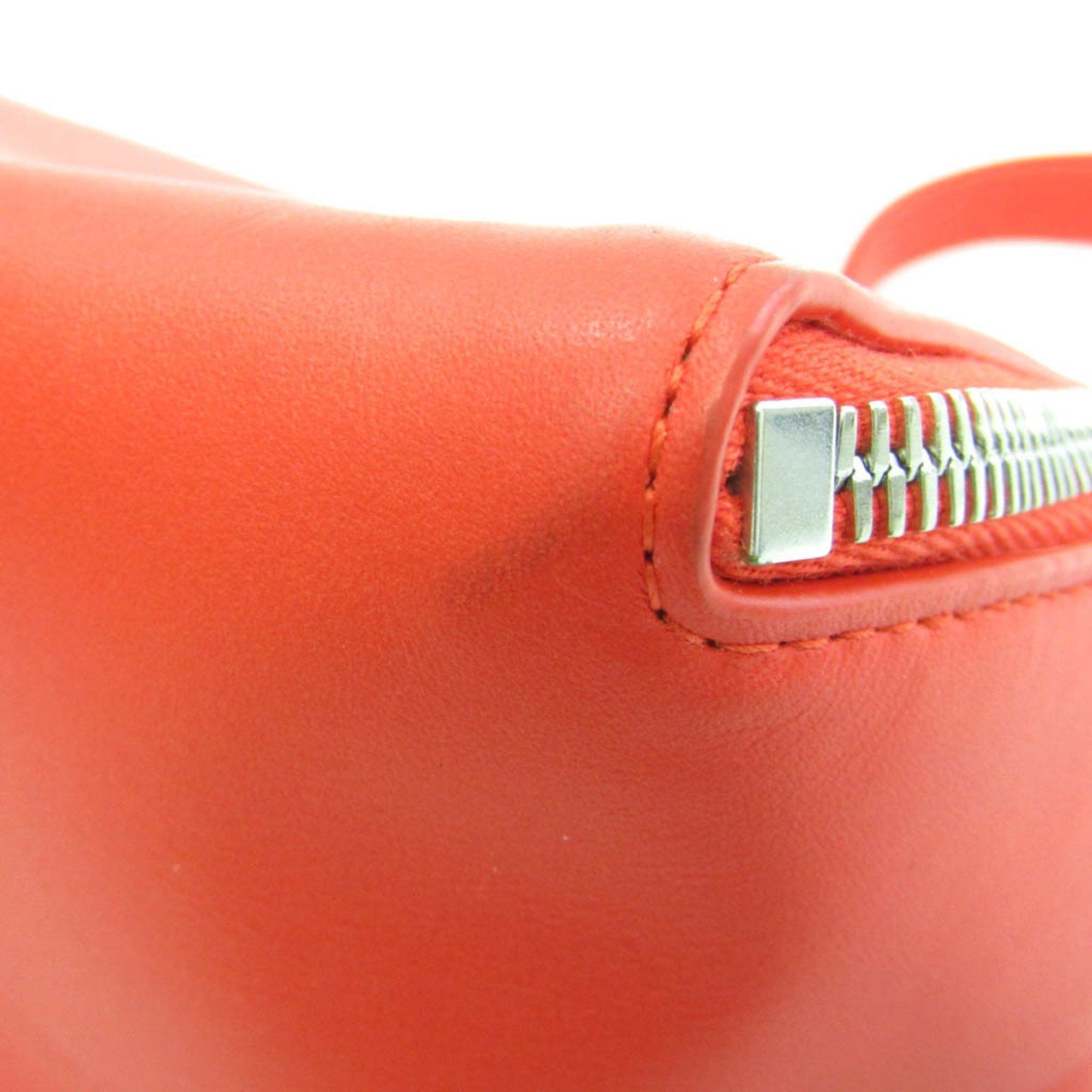 Bottega Veneta Organizer Red Leather Clutch Bag (Pre-Owned) Size ONE SIZE - 6 Thumbnail