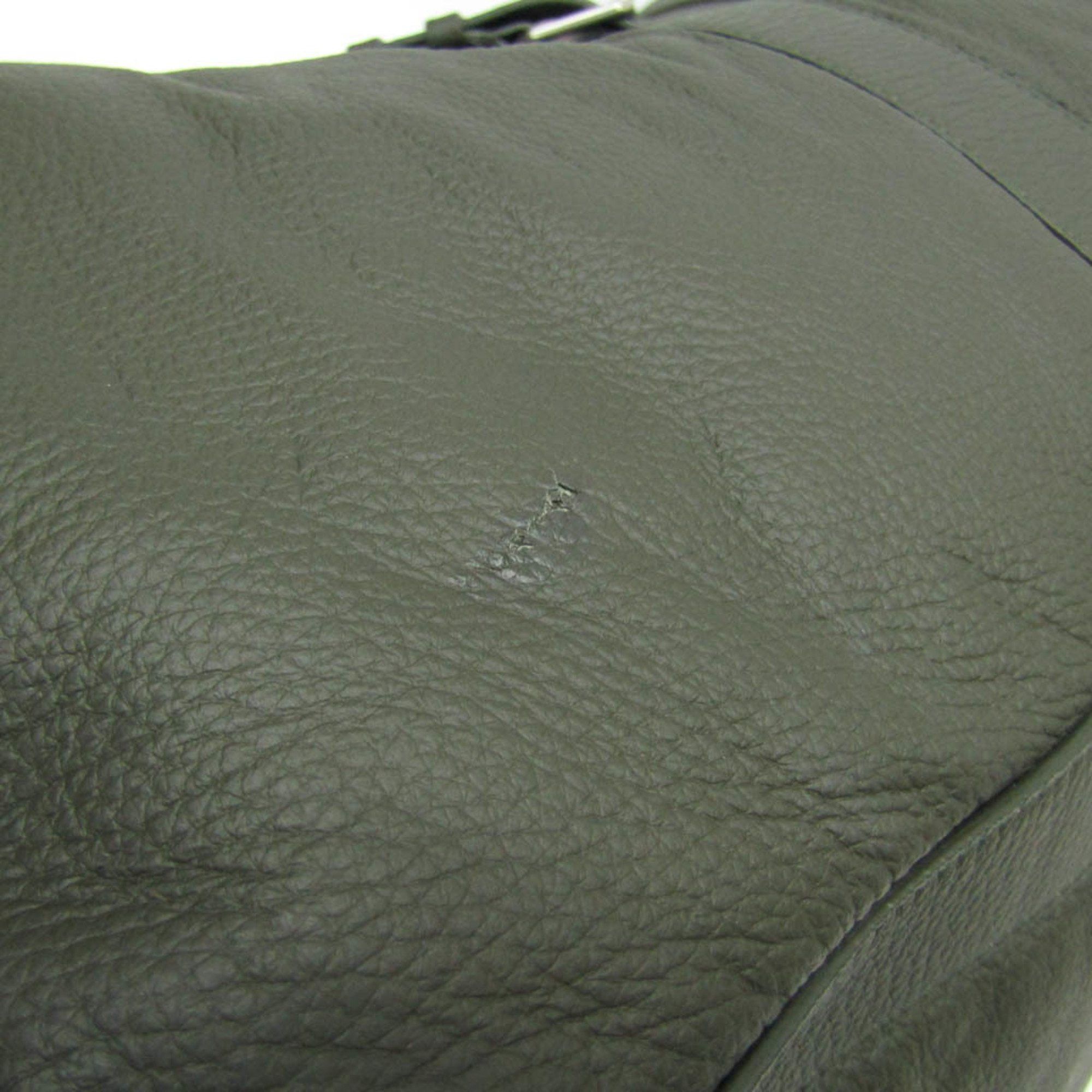 Bottega Veneta -- Khaki Leather Travel Bag (Pre-Owned) Size ONE SIZE - 13 Thumbnail