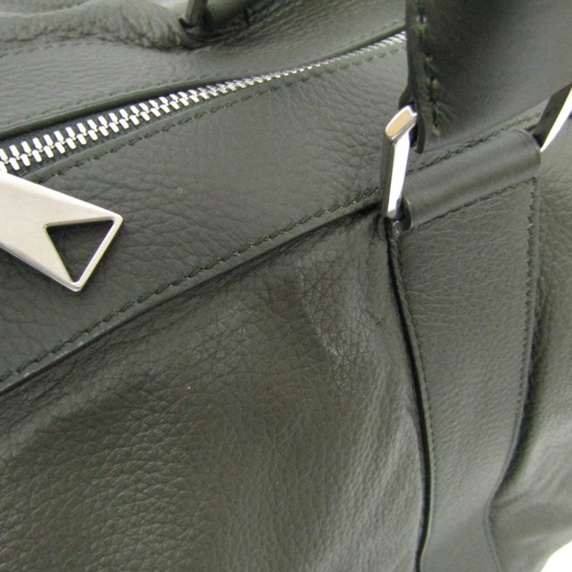 Bottega Veneta -- Khaki Leather Travel Bag (Pre-Owned) Size ONE SIZE - 8 Thumbnail