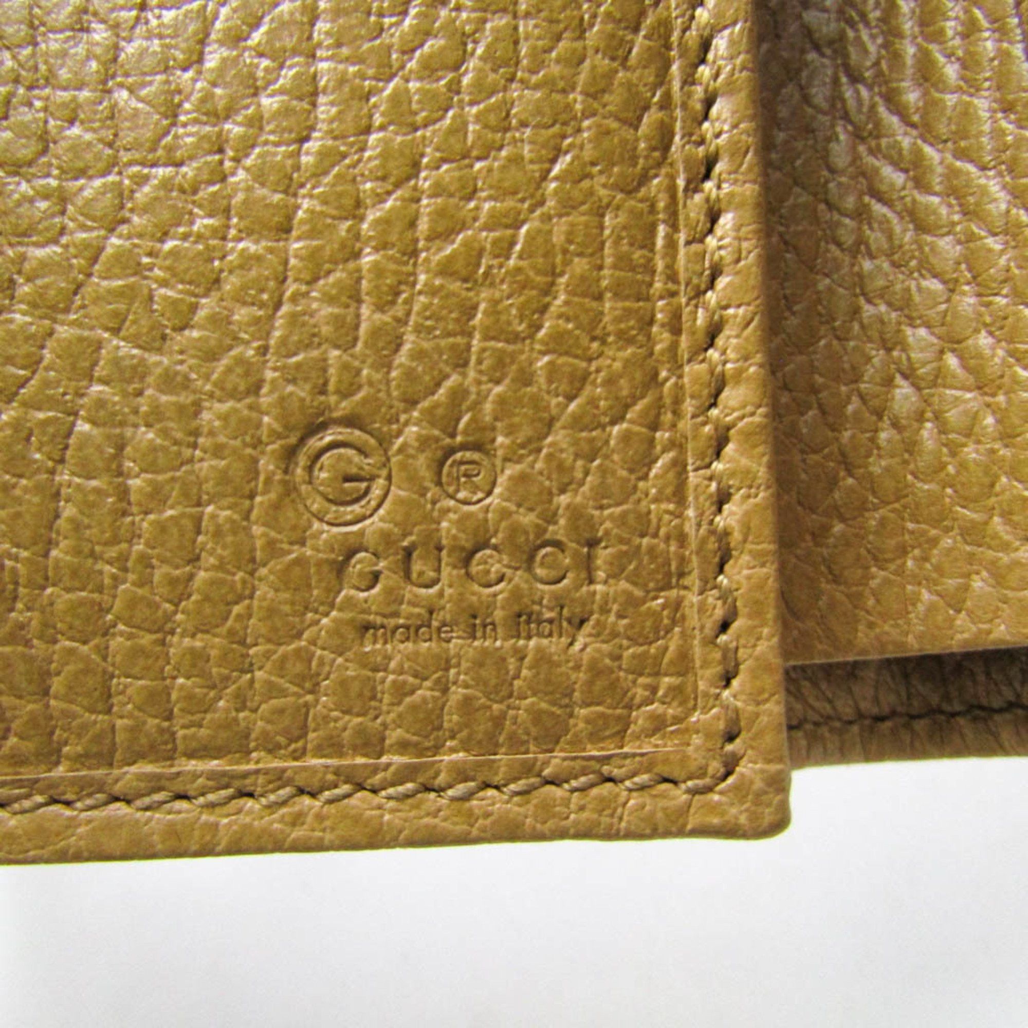 Gucci Beige Leather Wallet (Pre-Owned) Size ONE SIZE - 4 Thumbnail