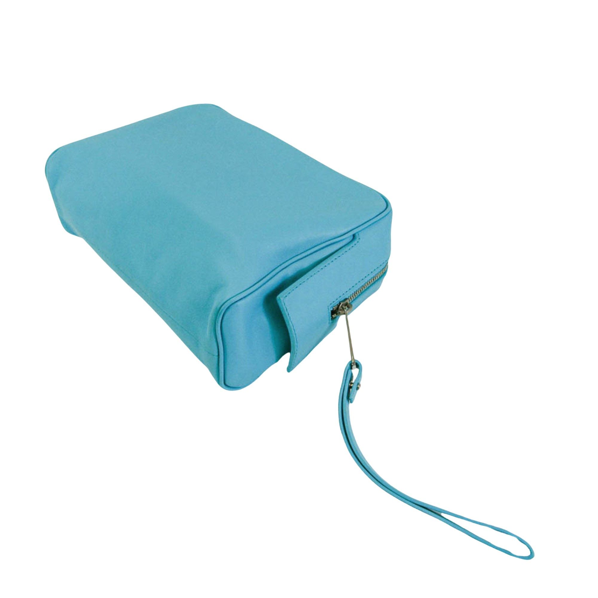 Bottega Veneta Blue Leather Clutch Bag (Pre-Owned) Size ONE SIZE - 2 Thumbnail