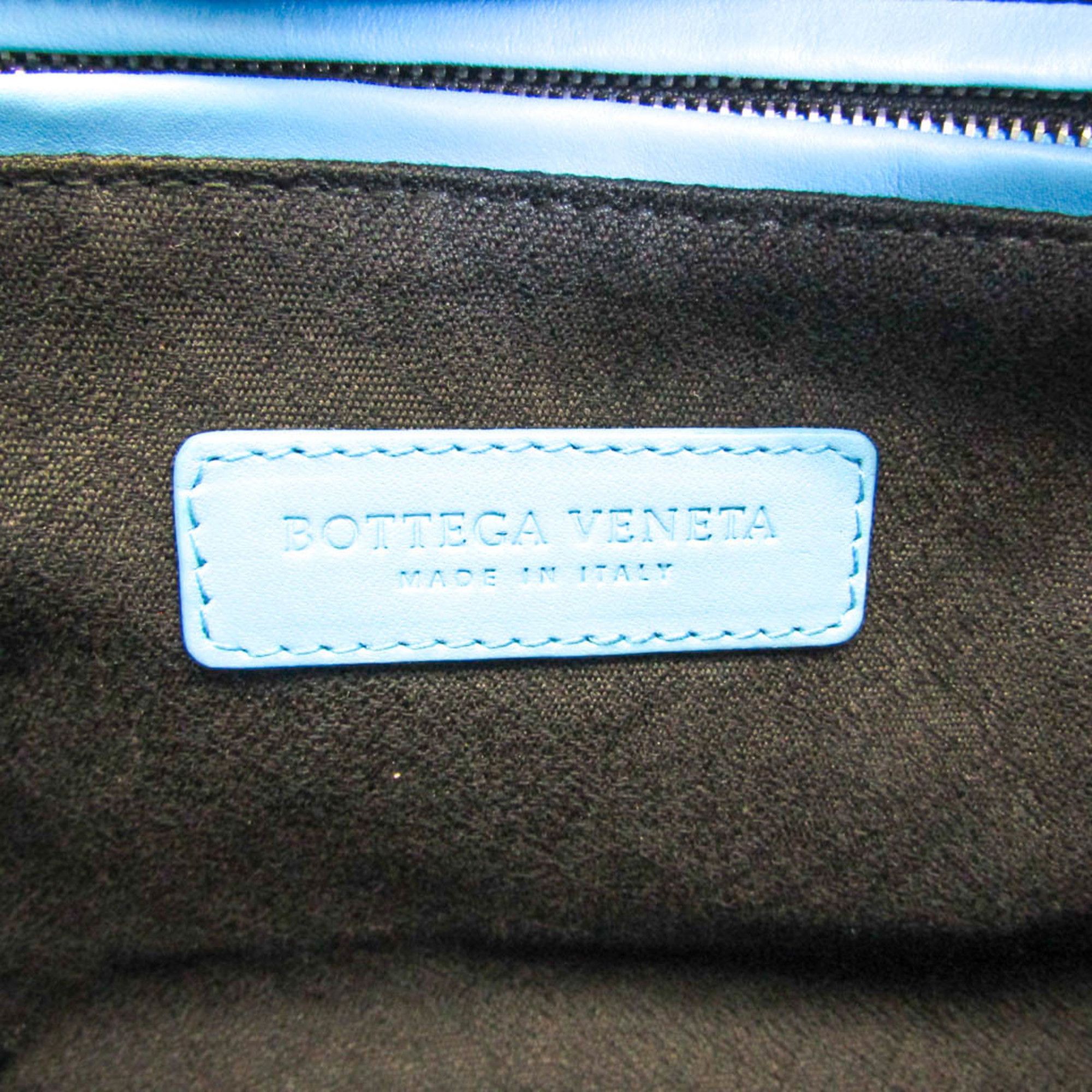 Bottega Veneta Blue Leather Clutch Bag (Pre-Owned) Size ONE SIZE - 5 Thumbnail