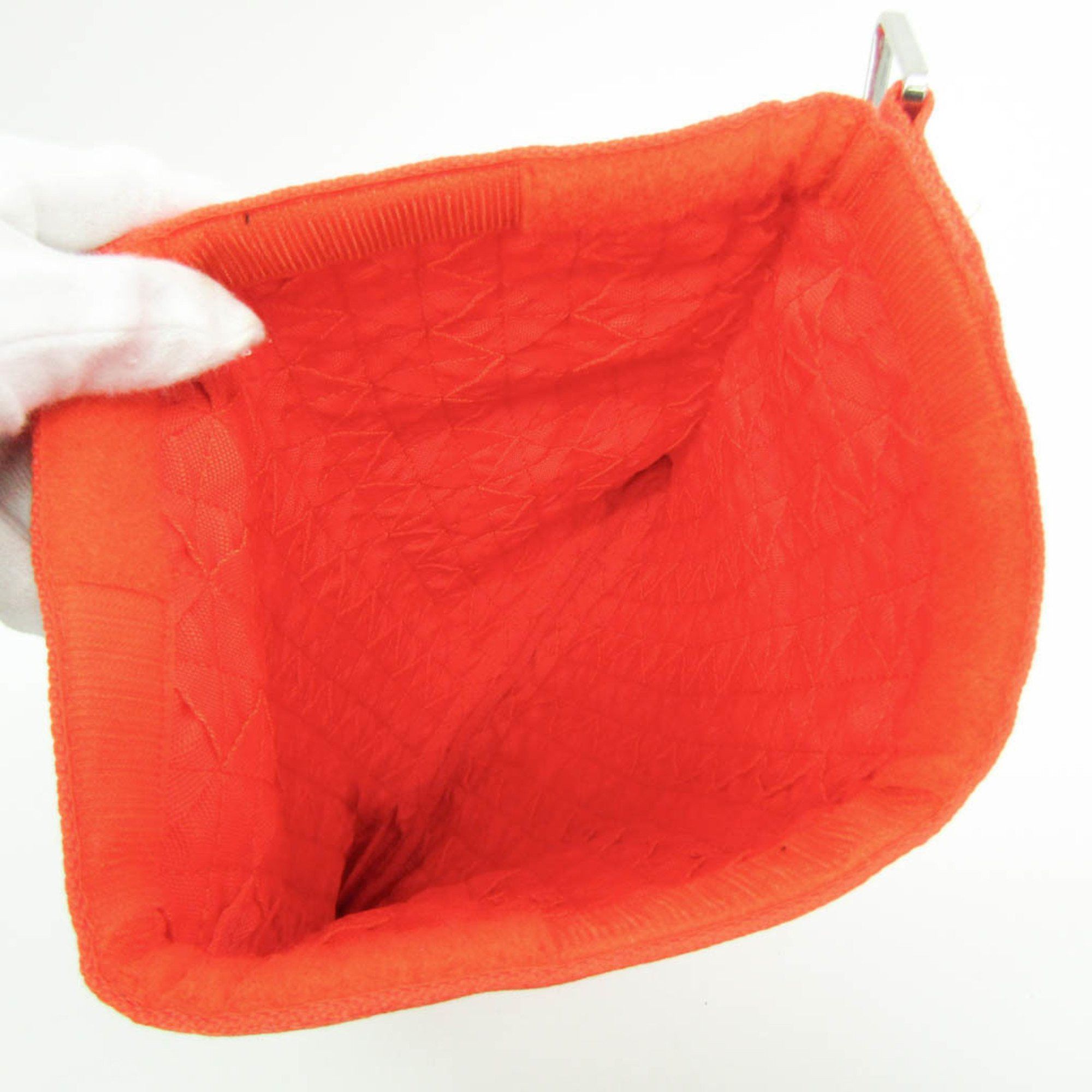 Bottega Veneta Orange Leather Clutch Bag (Pre-Owned) Size ONE SIZE - 3 Thumbnail