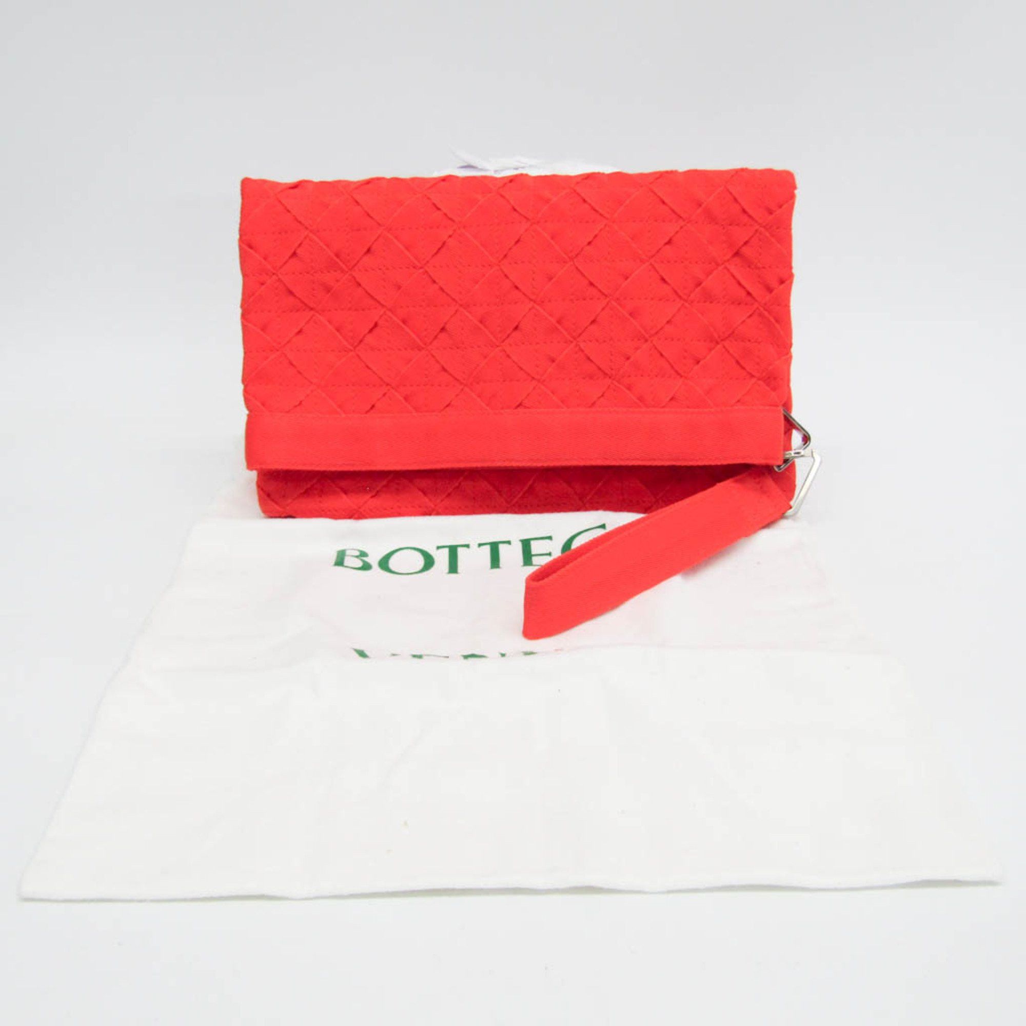 Bottega Veneta Orange Leather Clutch Bag (Pre-Owned) Size ONE SIZE - 7 Thumbnail