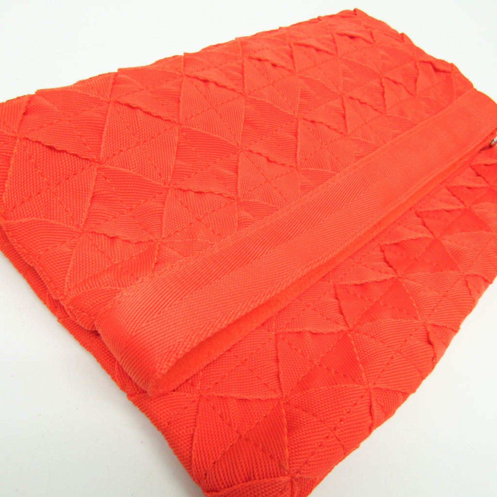 Bottega Veneta Orange Leather Clutch Bag (Pre-Owned) Size ONE SIZE - 9 Thumbnail