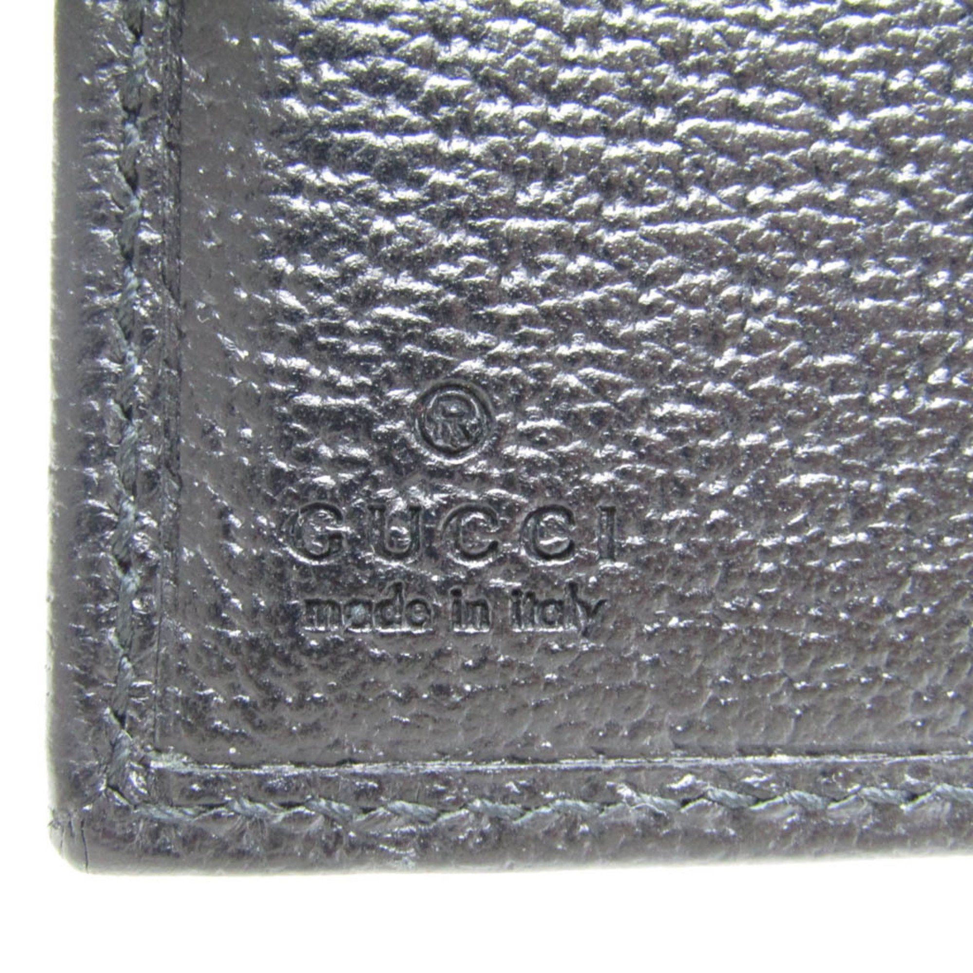 Gucci Imprime Black Leather Wallet (Pre-Owned) Size ONE SIZE - 5 Thumbnail