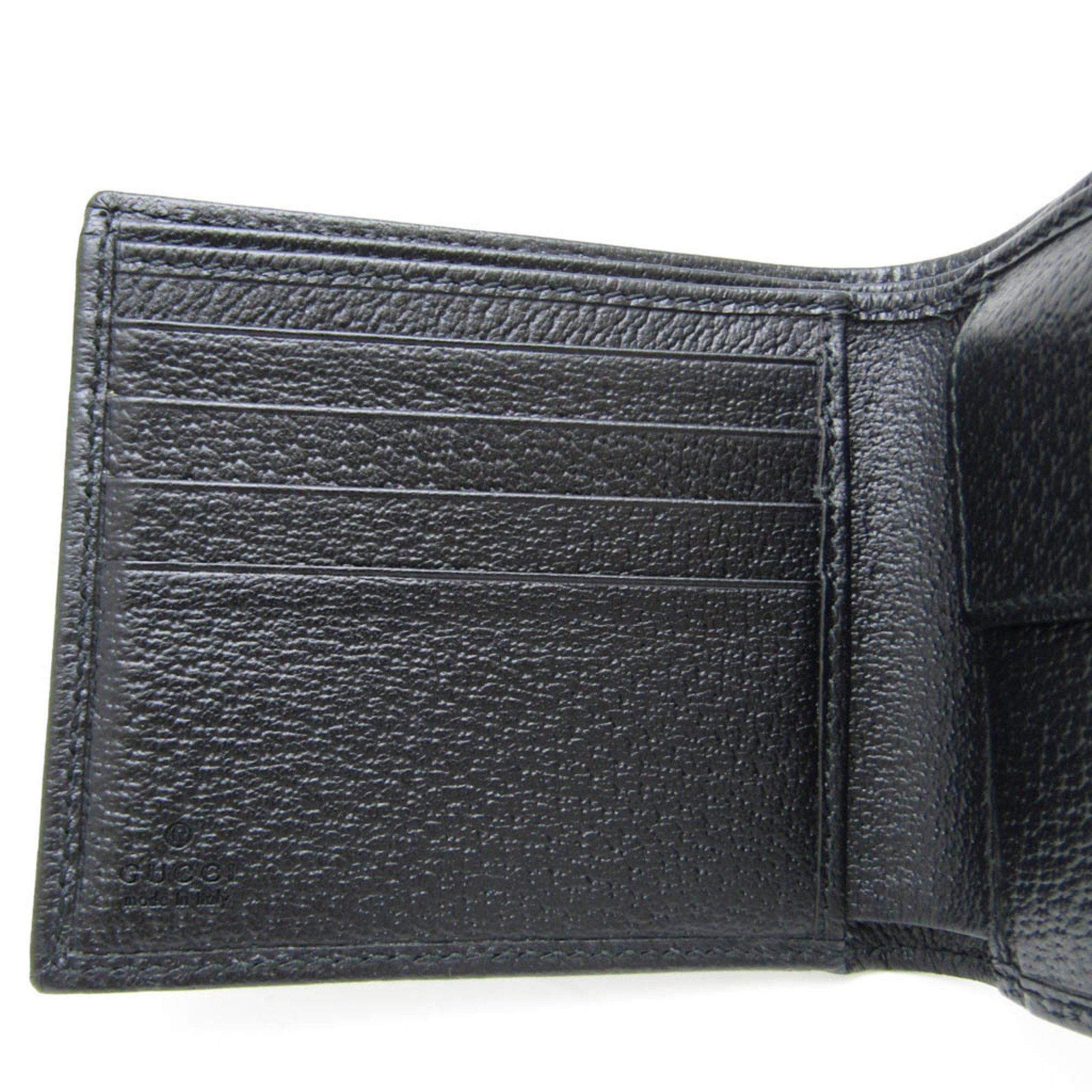 Gucci Imprime Black Leather Wallet (Pre-Owned) Size ONE SIZE - 10 Thumbnail