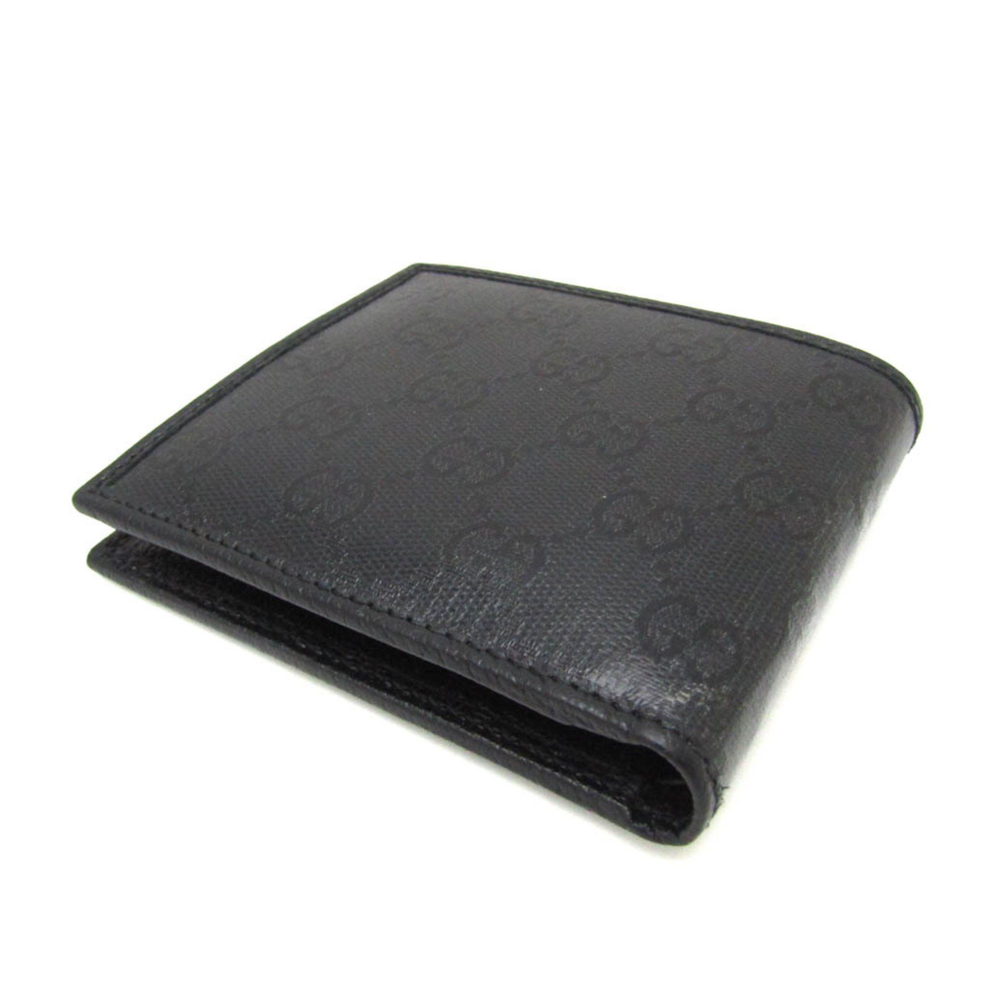 Gucci Imprime Black Leather Wallet (Pre-Owned) Size ONE SIZE - 2 Thumbnail