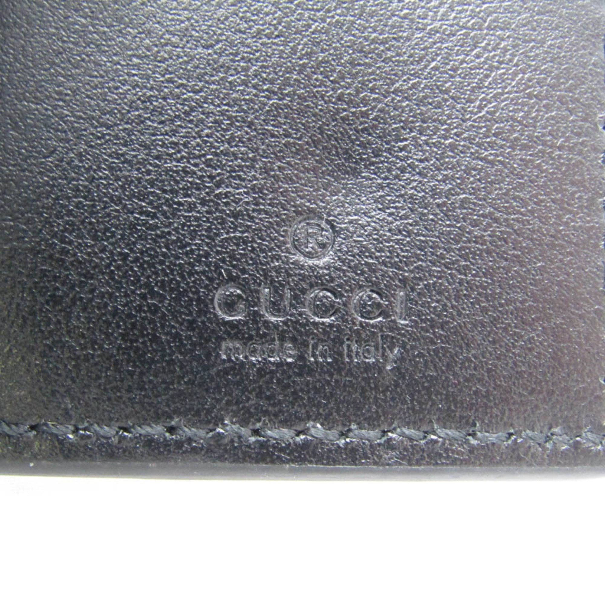 Gucci Gg Embossé Black Leather Wallet (Pre-Owned) Size ONE SIZE - 5 Thumbnail