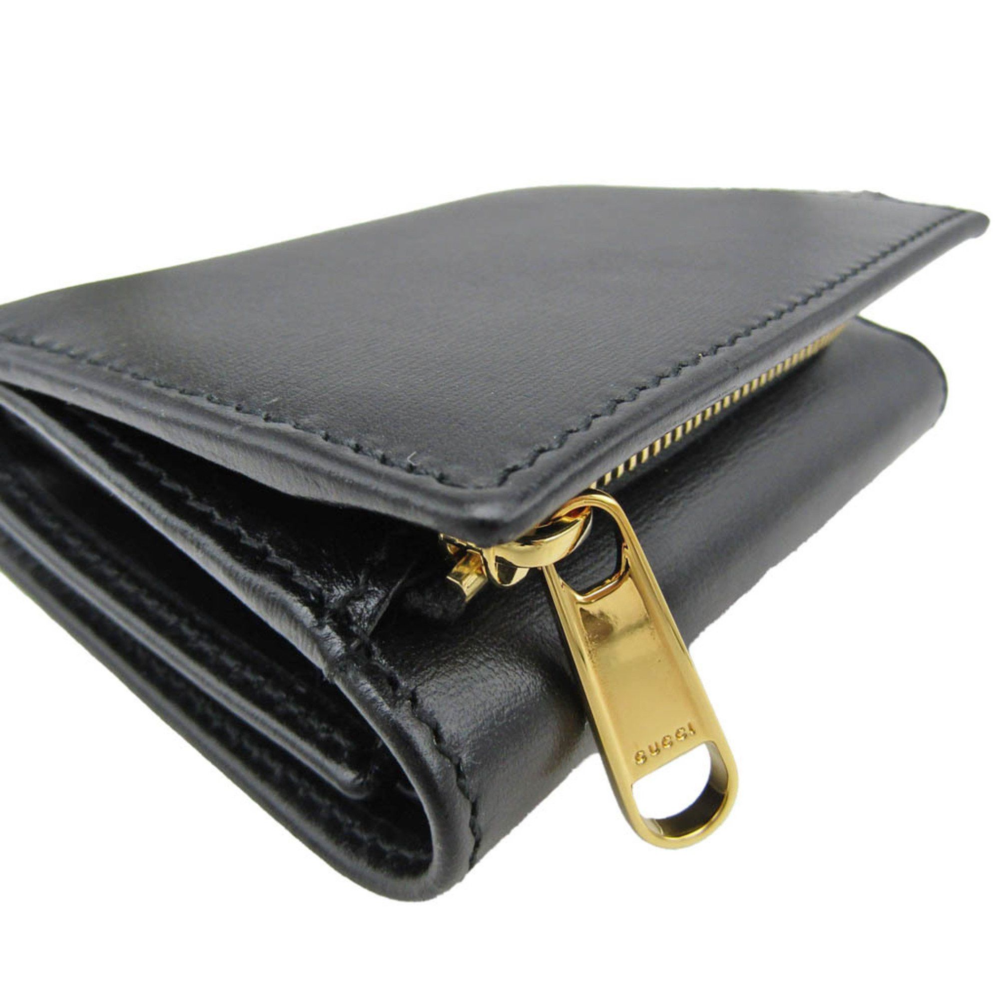 Gucci Horsebit Black Leather Wallet (Pre-Owned) Size ONE SIZE - 11 Thumbnail
