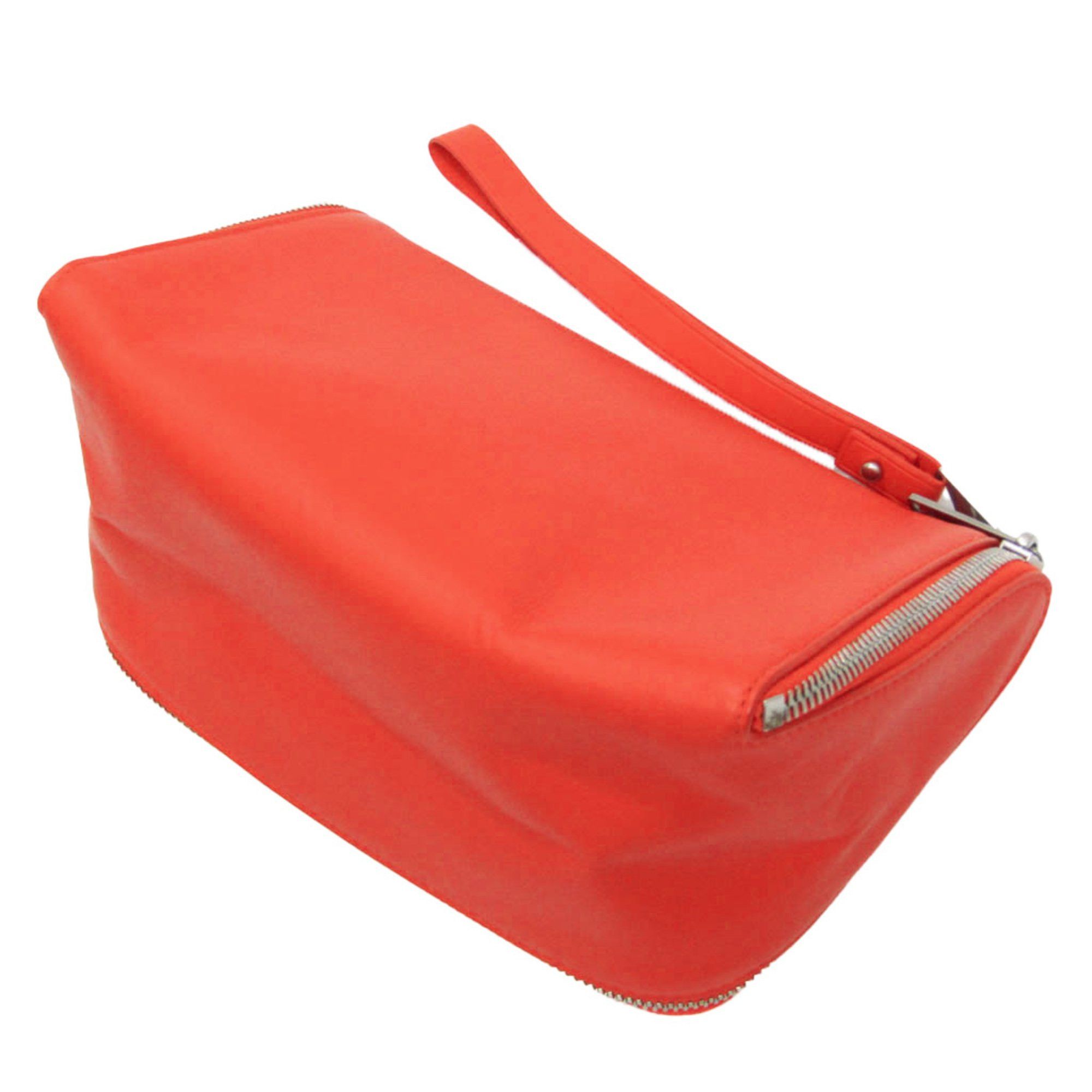 Bottega Veneta Organizer Red Leather Clutch Bag (Pre-Owned) Size ONE SIZE - 2 Thumbnail
