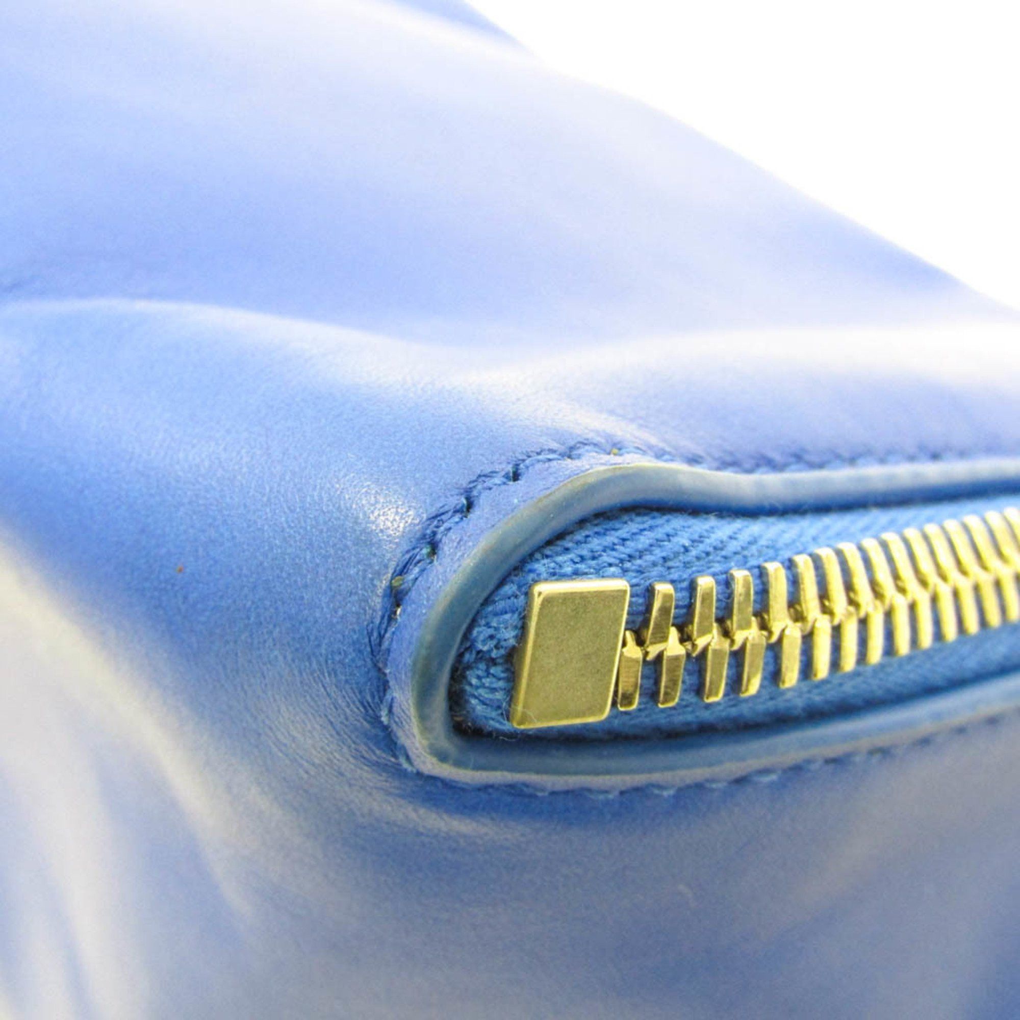 Bottega Veneta Blue Leather Clutch Bag (Pre-Owned) Size ONE SIZE - 11 Thumbnail