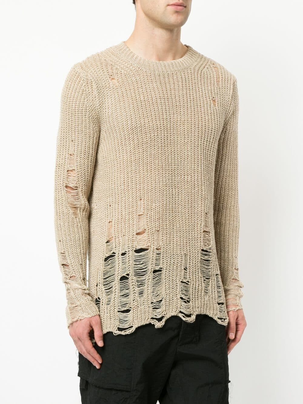 Song For The Mute oversized distressed knit sweater | Grailed