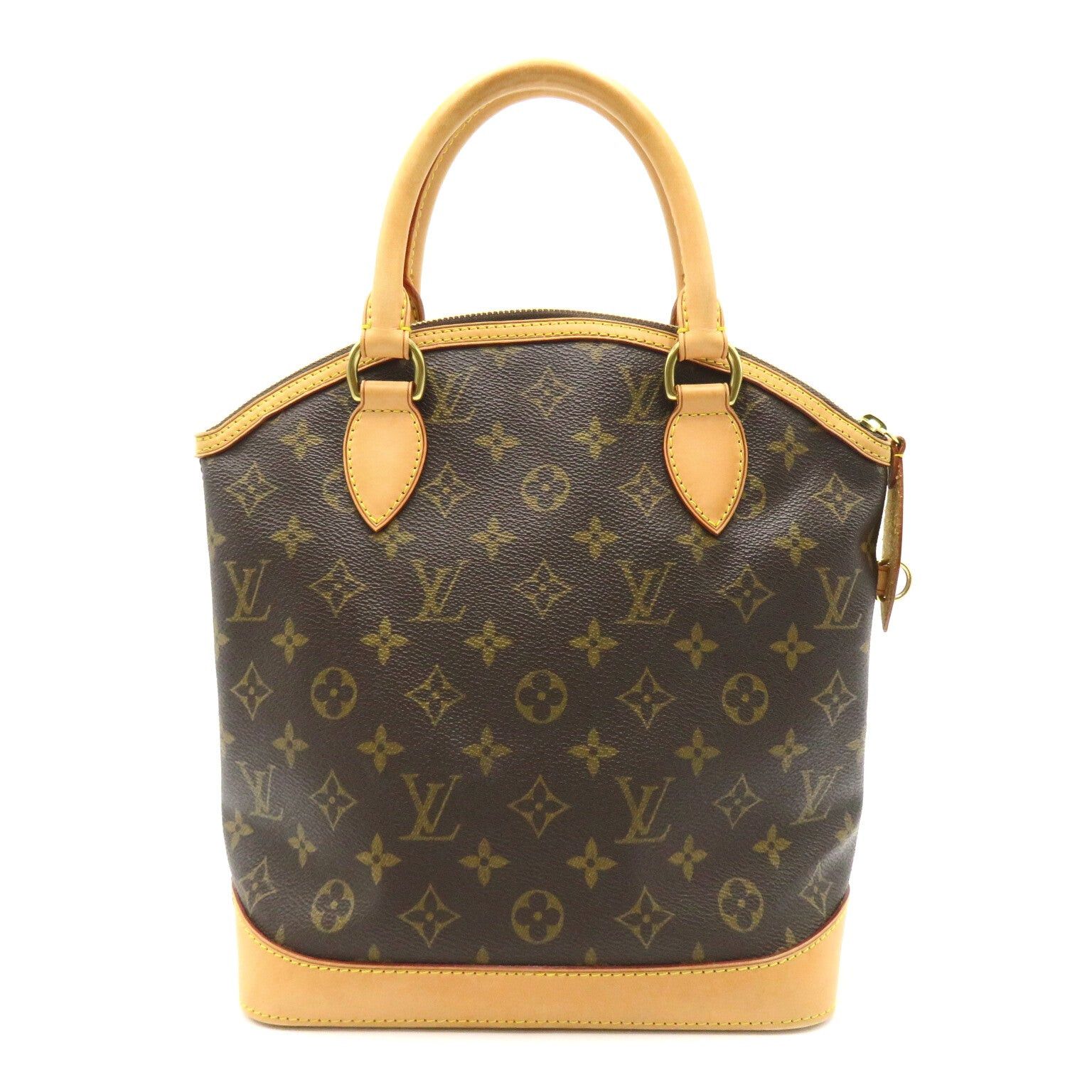Louis Vuitton Louis Vuitton Lockit Handbag Coated Canvas Monogram Brown Size ONE SIZE - 2 Thumbnail
