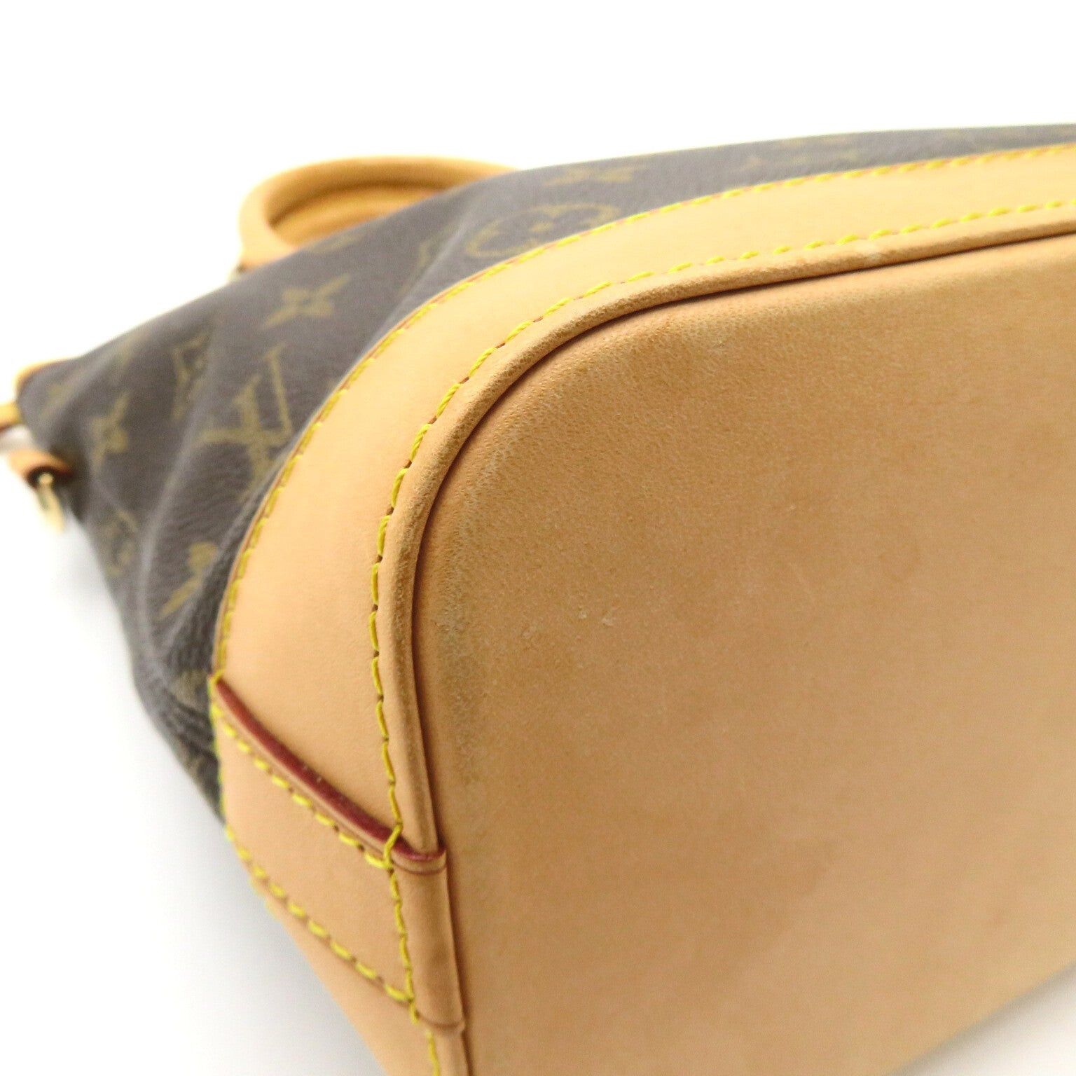 Louis Vuitton Louis Vuitton Lockit Handbag Coated Canvas Monogram Brown Size ONE SIZE - 14 Thumbnail