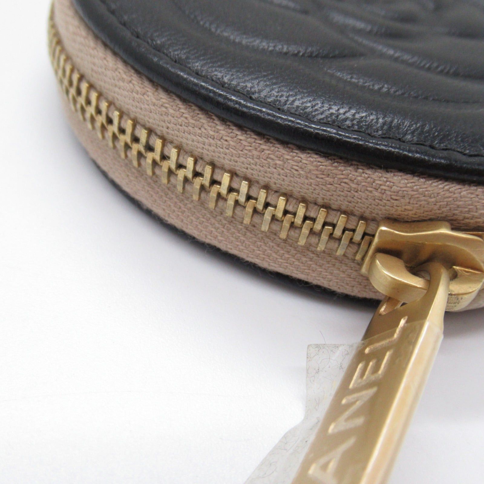 Chanel Chanel Pouch Lambskin (Sheepskin) Black Beige Gold Hardware Size ONE SIZE - 8 Thumbnail