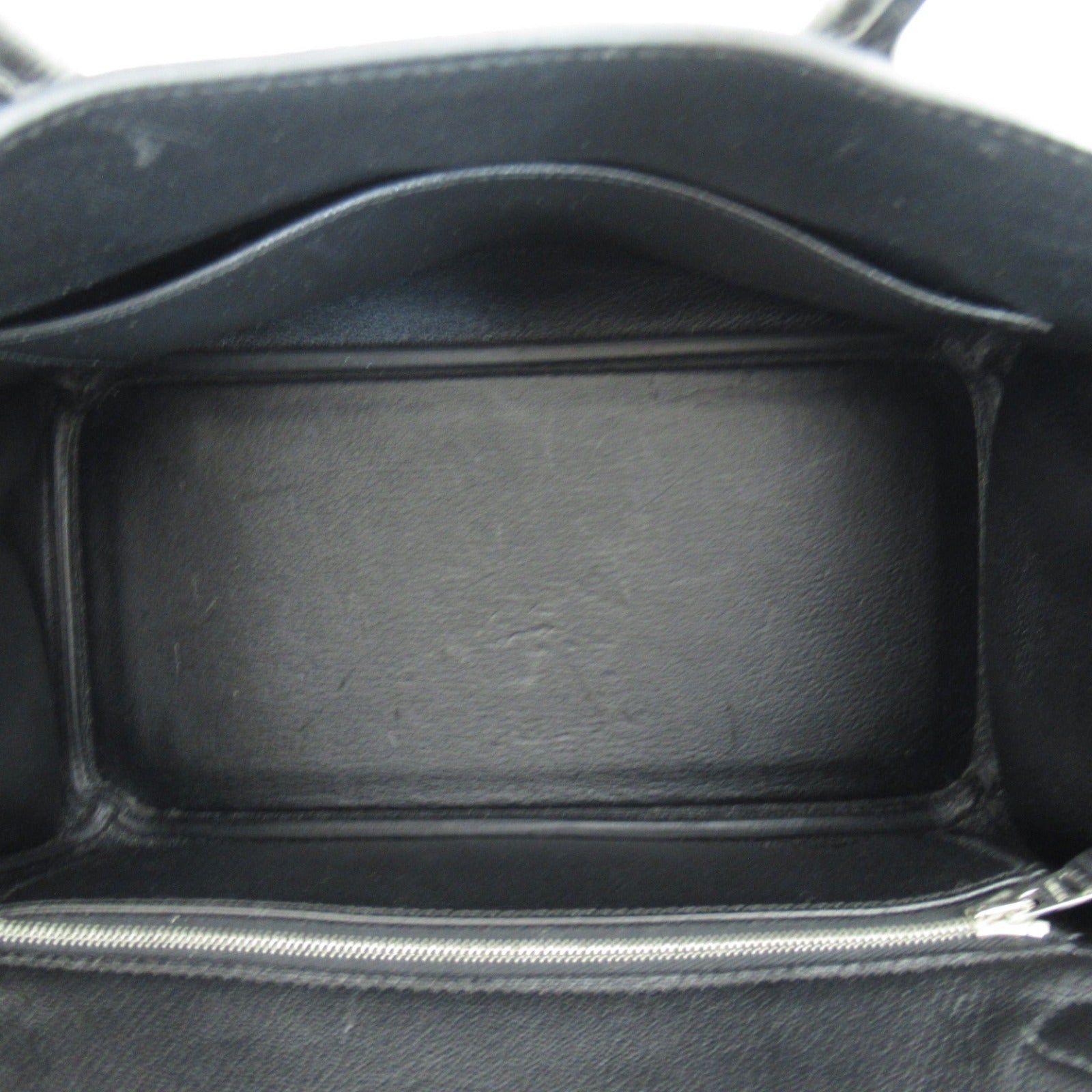 Hermes Hermes Birkin 30 Black Handbag Leather Veau Epsom (Hermes) Silver Hardware □O Stamp Size ONE SIZE - 5 Thumbnail
