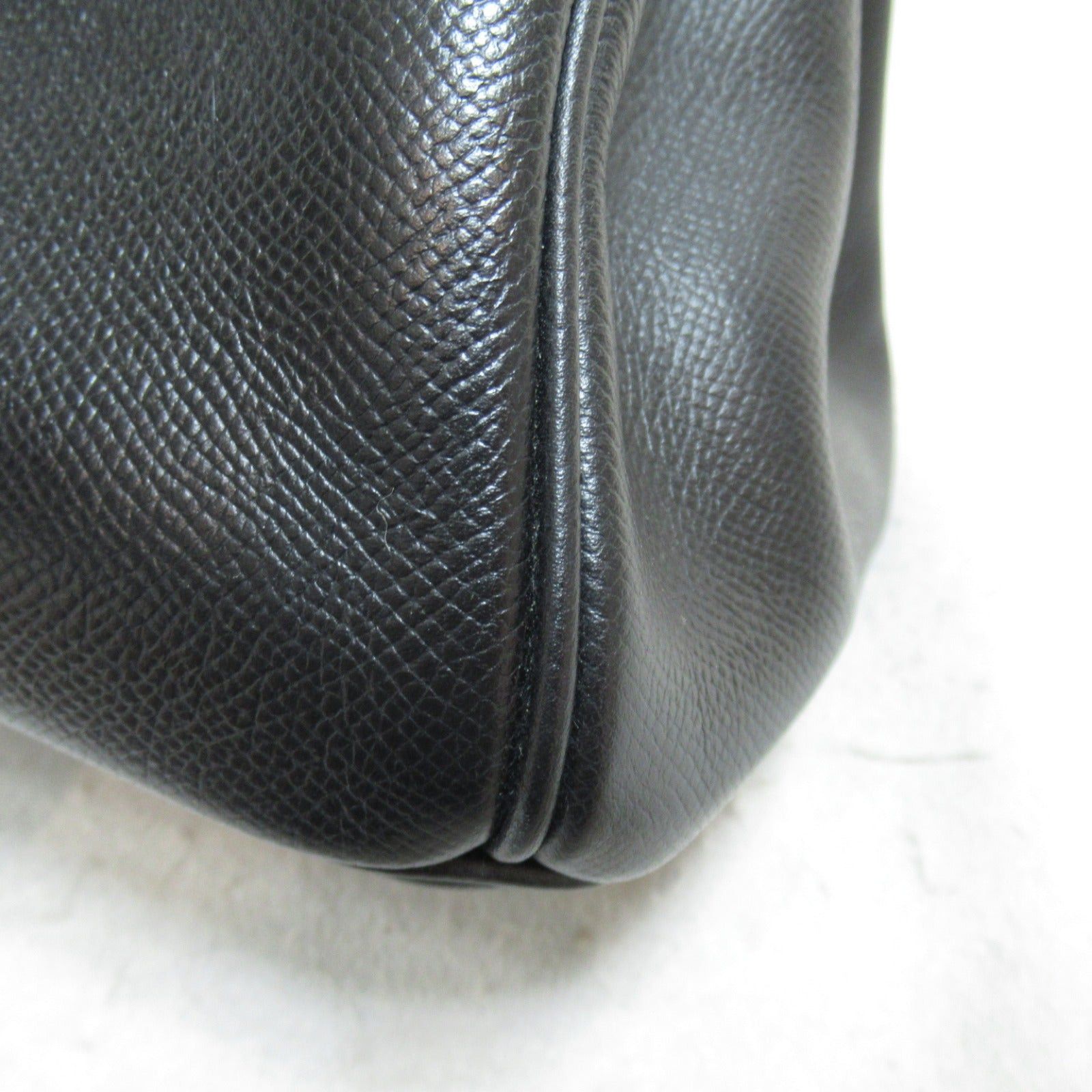 Hermes Hermes Birkin 30 Black Handbag Leather Veau Epsom (Hermes) Silver Hardware □O Stamp Size ONE SIZE - 9 Thumbnail
