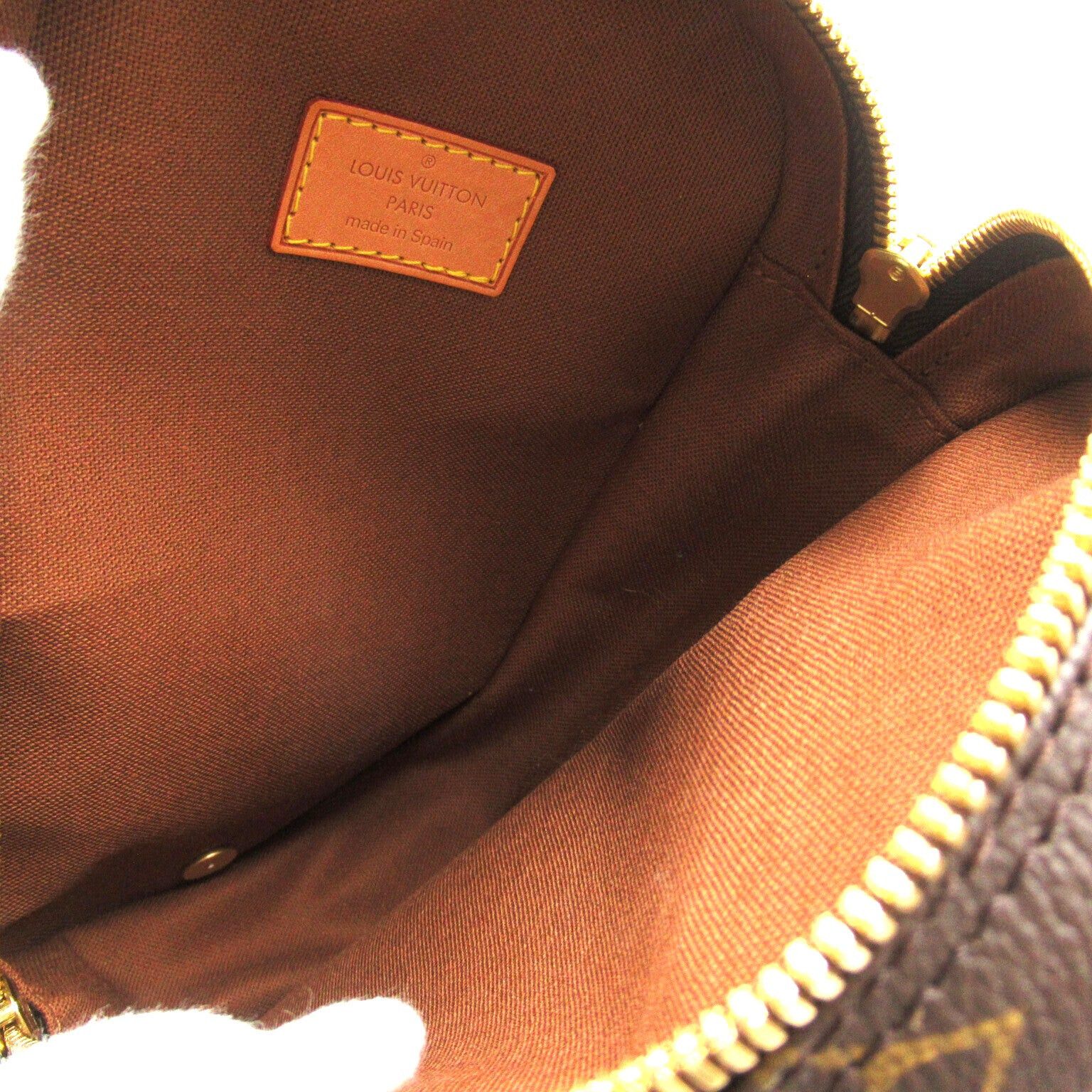 Louis Vuitton Louis Vuitton Pochette Ganju Waist Bag Body Coated Canvas Monogram Brown Size ONE SIZE - 5 Thumbnail