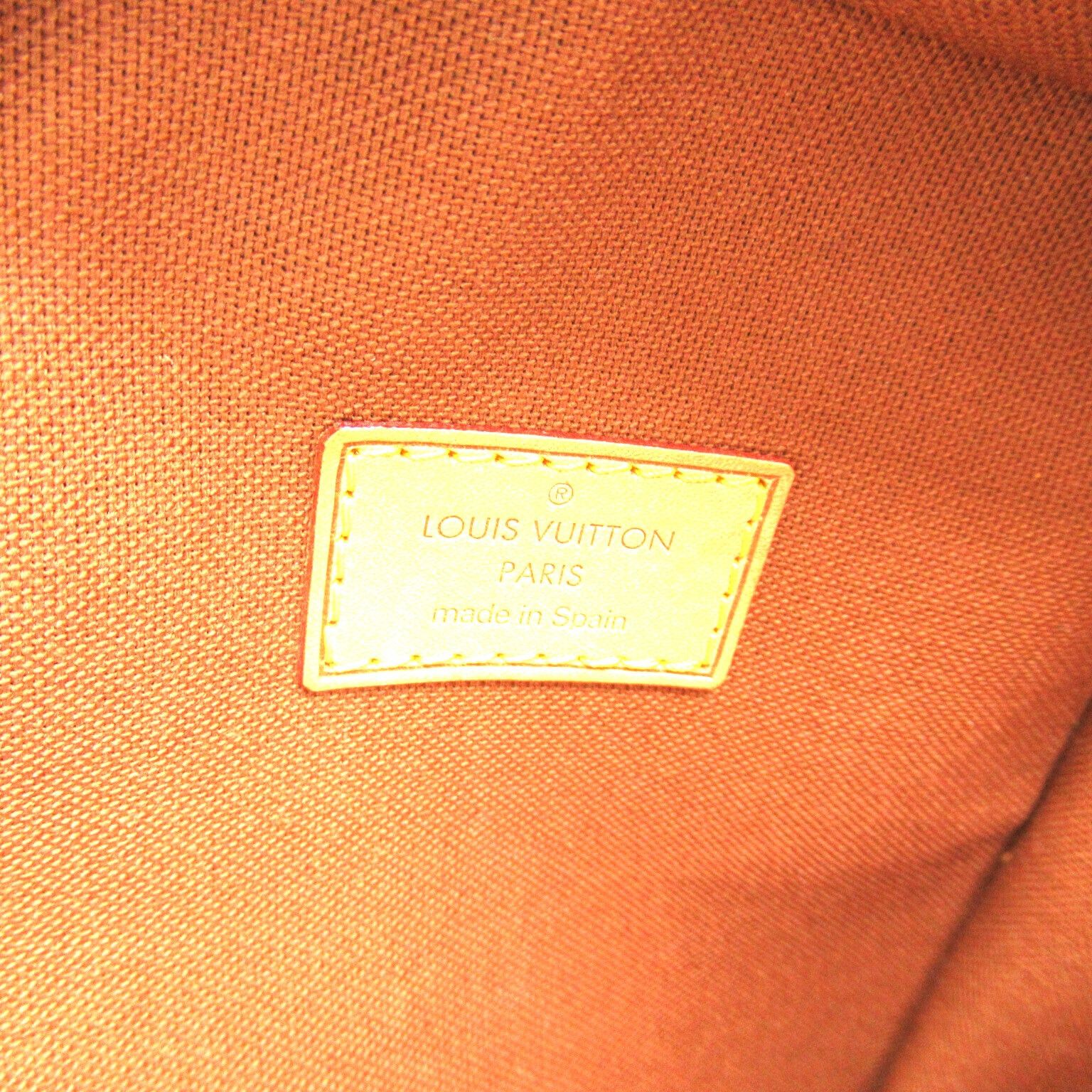Louis Vuitton Louis Vuitton Pochette Ganju Waist Bag Body Coated Canvas Monogram Brown Size ONE SIZE - 6 Thumbnail