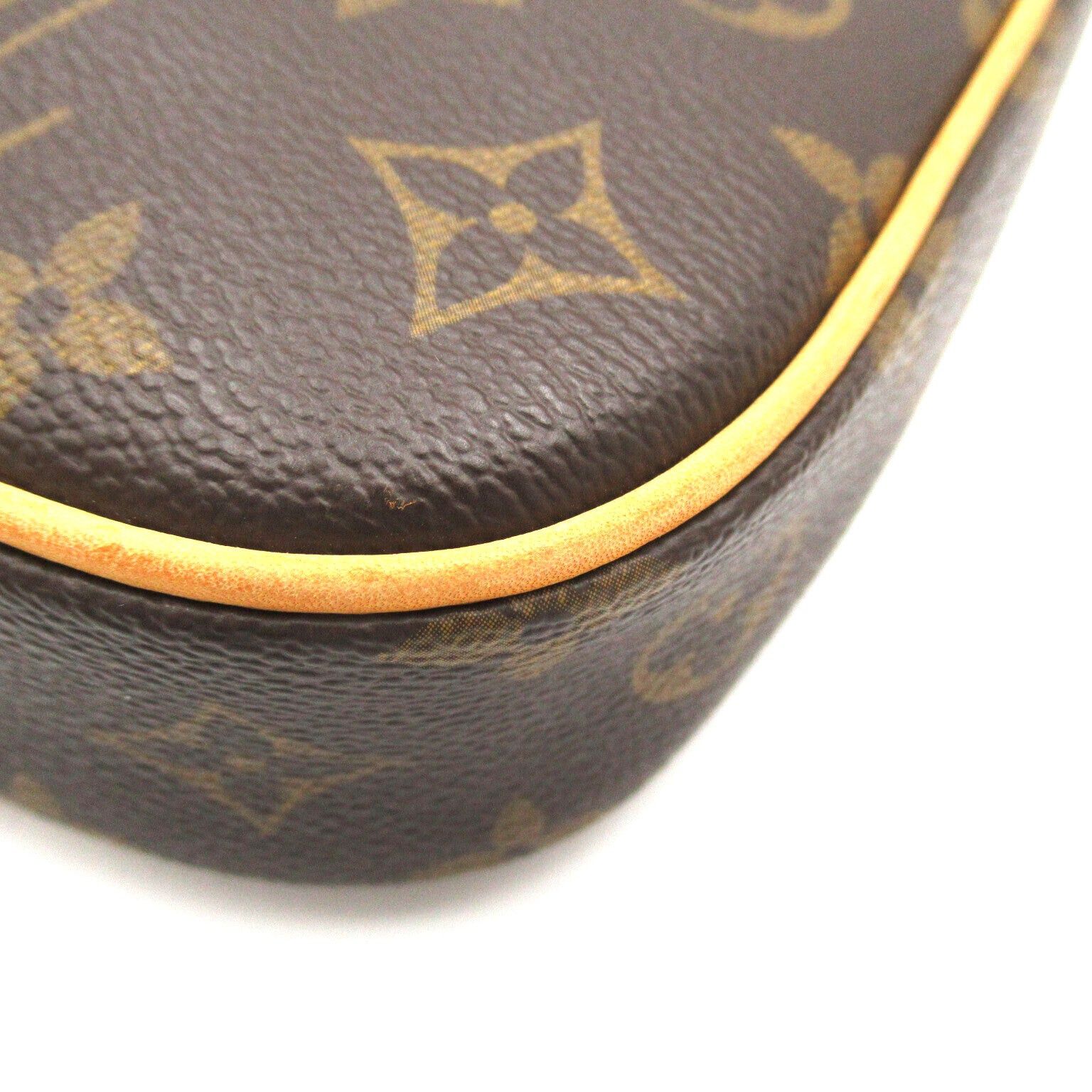 Louis Vuitton Louis Vuitton Pochette Ganju Waist Bag Body Coated Canvas Monogram Brown Size ONE SIZE - 11 Thumbnail