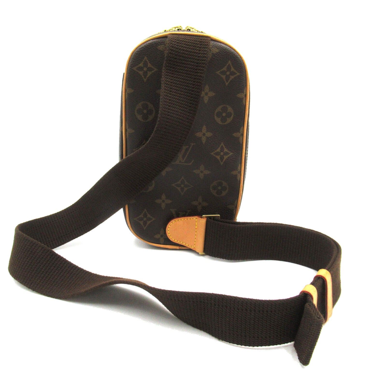 Louis Vuitton Louis Vuitton Pochette Ganju Waist Bag Body Coated Canvas Monogram Brown Size ONE SIZE - 2 Thumbnail
