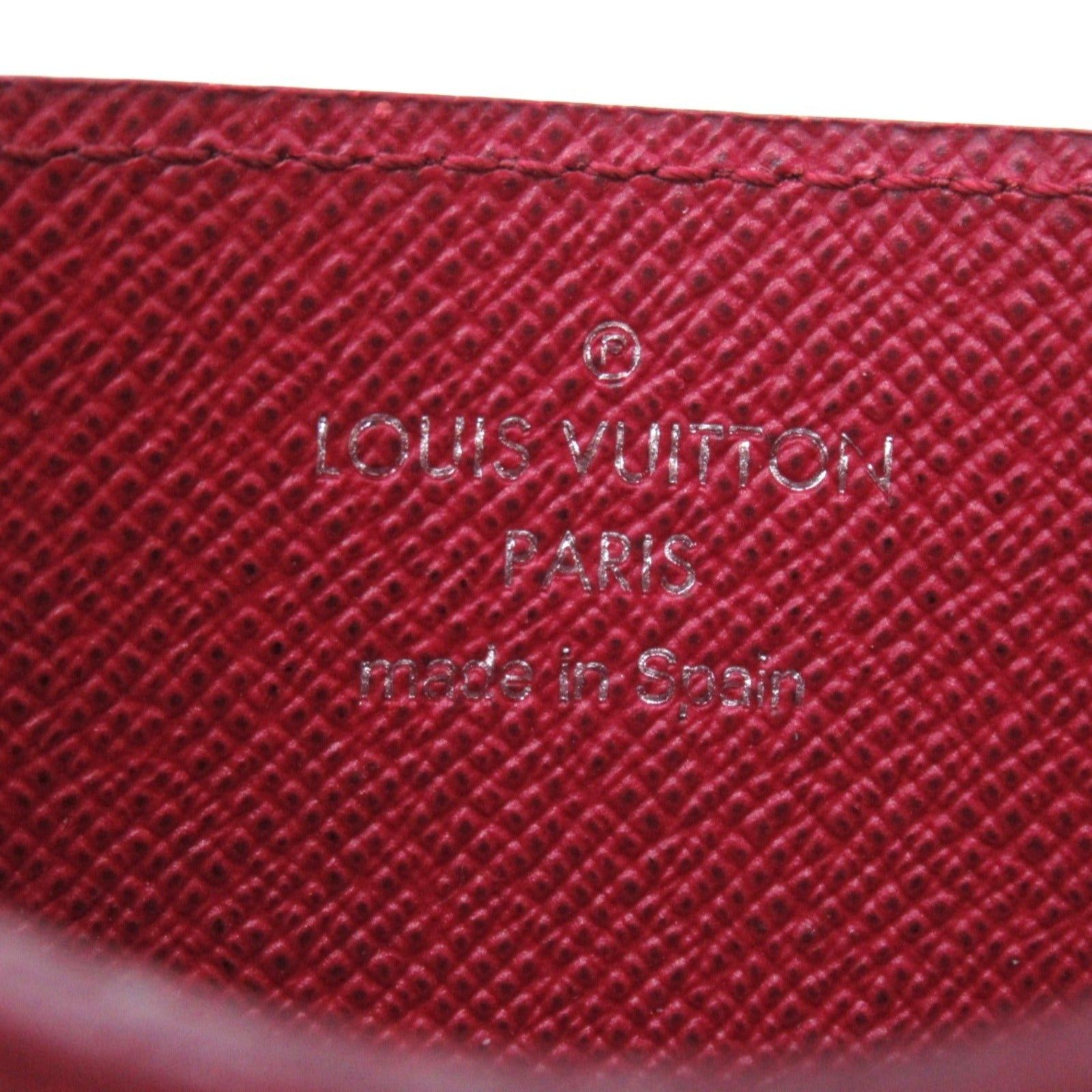 Louis Vuitton Louis Vuitton Porto Cult Sampur Card Case Calfskin (Cowhide) Epi Bordeaux Fuchsia Size ONE SIZE - 3 Thumbnail