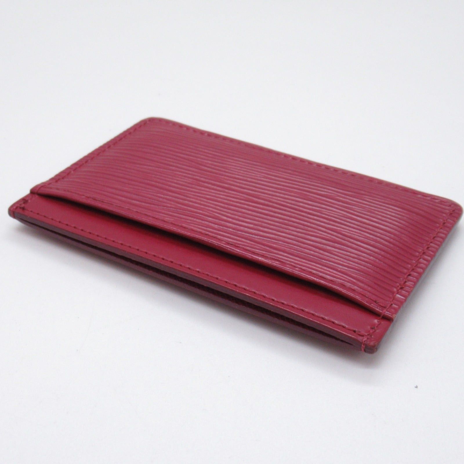 Louis Vuitton Louis Vuitton Porto Cult Sampur Card Case Calfskin (Cowhide) Epi Bordeaux Fuchsia Size ONE SIZE - 5 Thumbnail