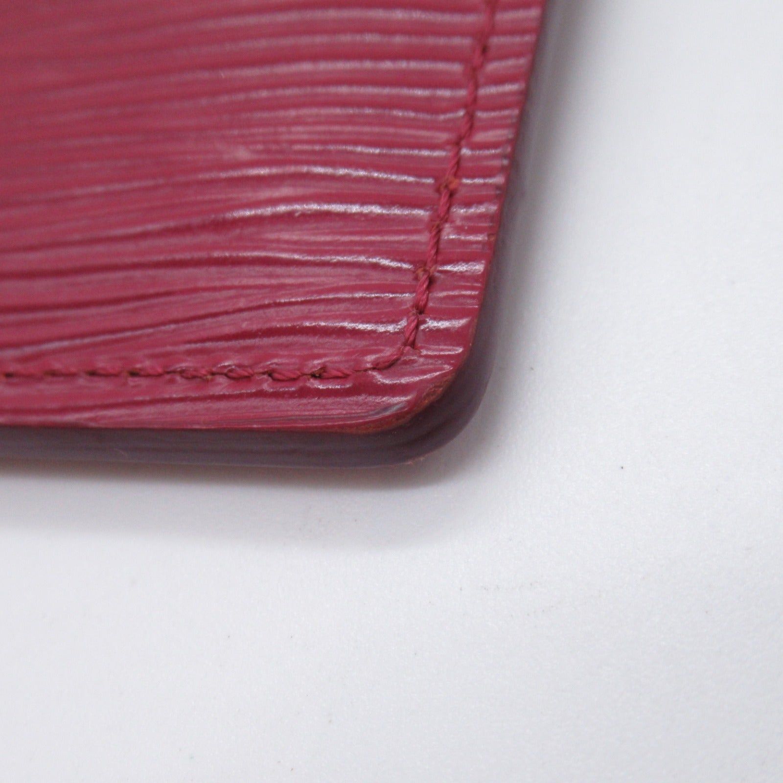 Louis Vuitton Louis Vuitton Porto Cult Sampur Card Case Calfskin (Cowhide) Epi Bordeaux Fuchsia Size ONE SIZE - 7 Thumbnail