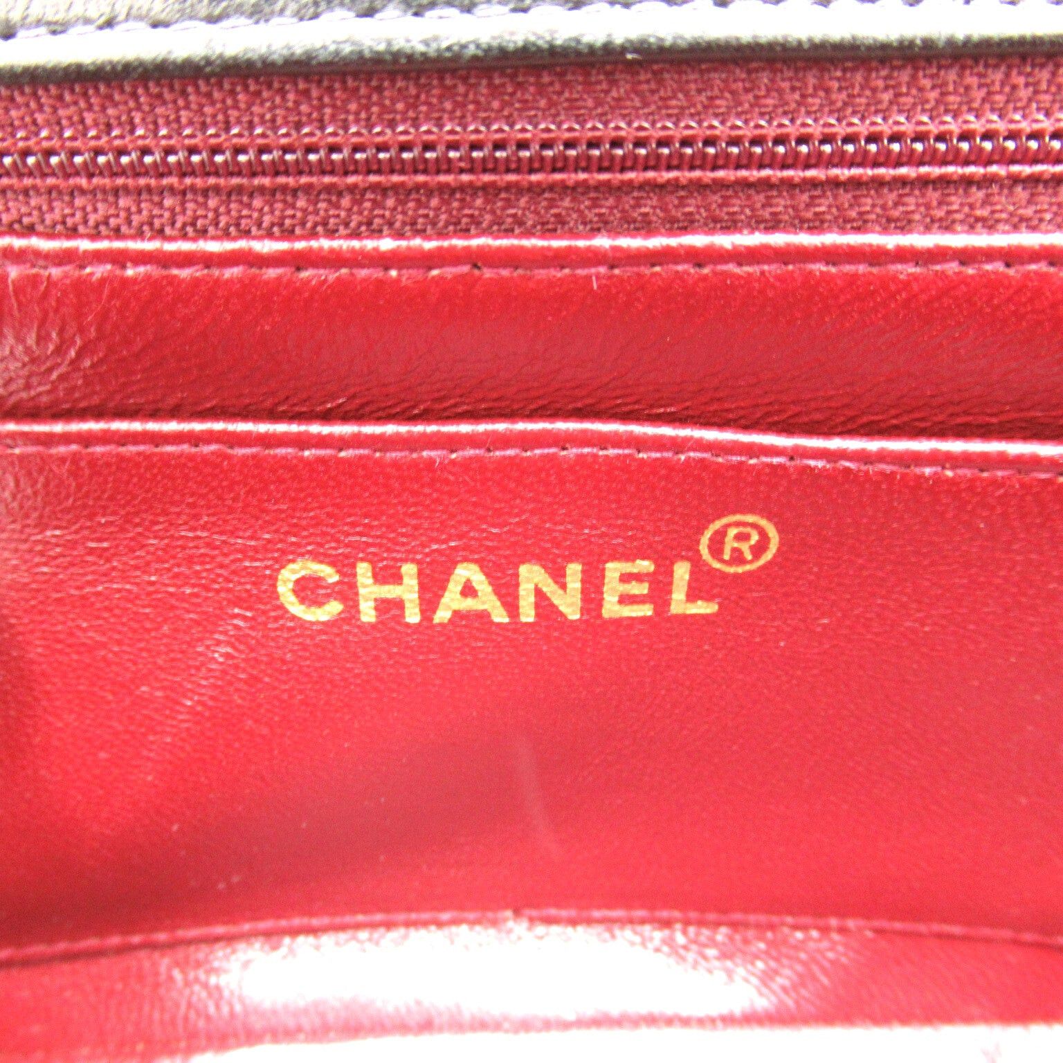 Chanel Chanel Mademoiselle Line Chain Shoulder Bag Lambskin (Sheepskin) Black Gold Hardware Size ONE SIZE - 7 Thumbnail