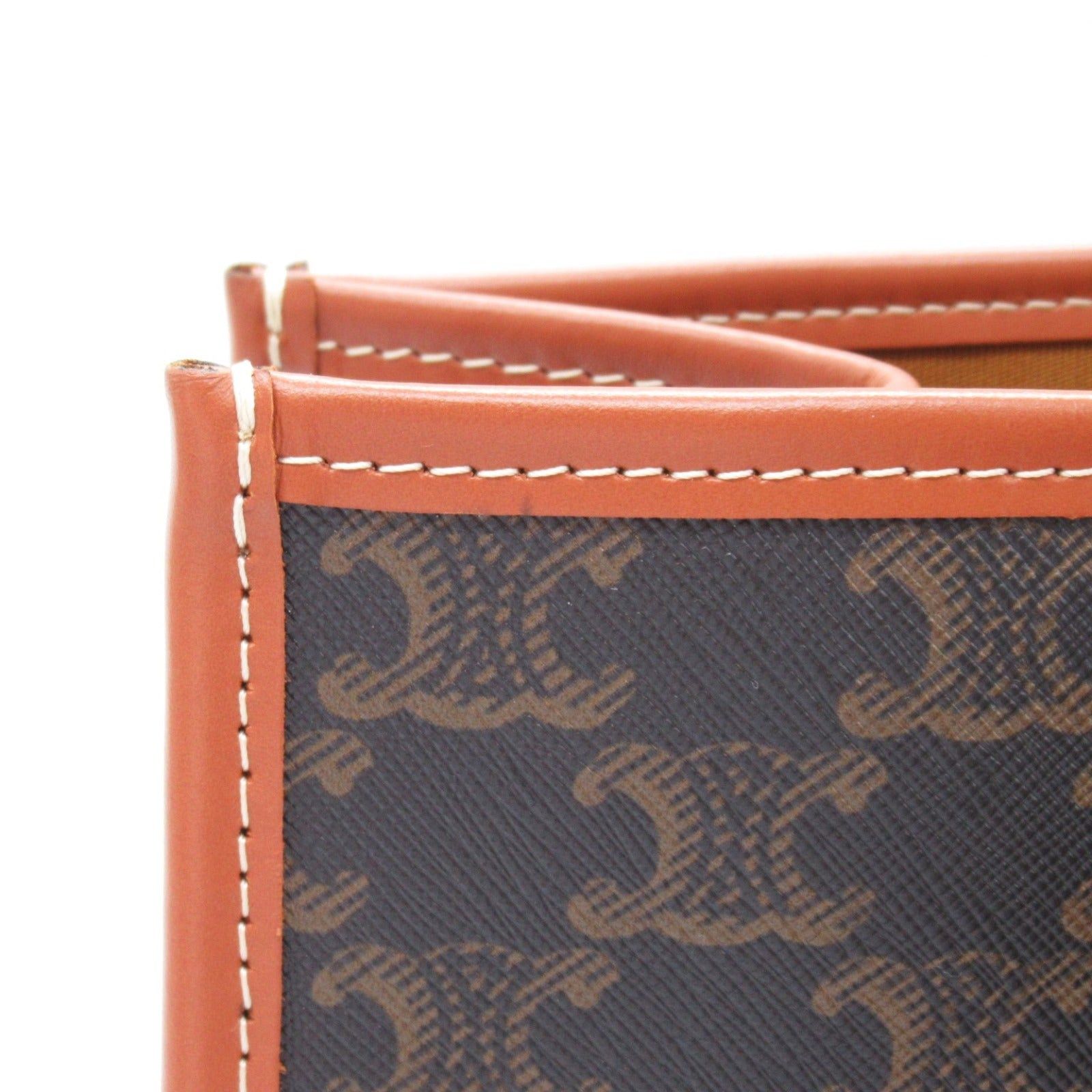 Celine Celine Mini Horizontal Cover Tote Bag Handbag Canvas Triomphe Black Tongue Size ONE SIZE - 11 Thumbnail