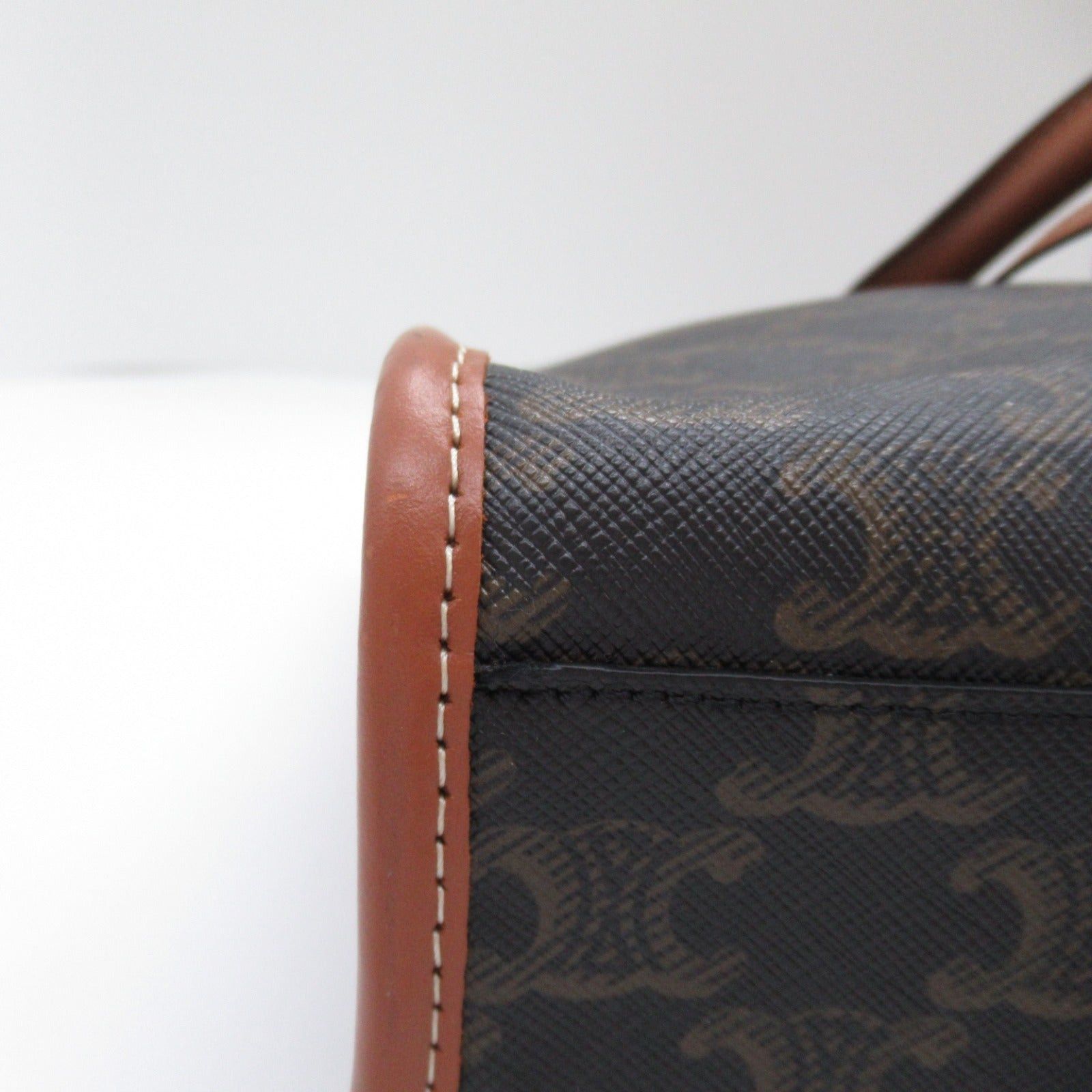 Celine Celine Mini Horizontal Cover Tote Bag Handbag Canvas Triomphe Black Tongue Size ONE SIZE - 10 Thumbnail