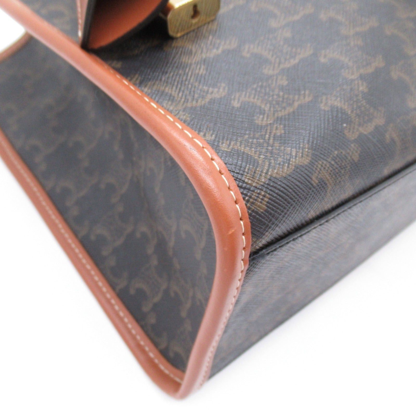 Celine Celine Mini Horizontal Cover Tote Bag Handbag Canvas Triomphe Black Tongue Size ONE SIZE - 9 Thumbnail