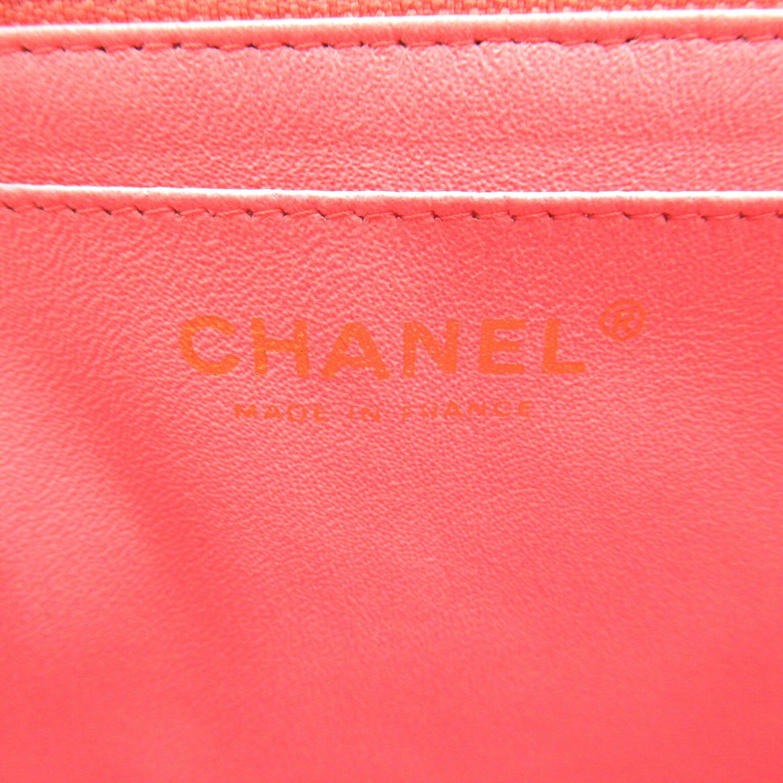 Chanel Chanel Decamatlassé Chain Shoulder Bag Leather Pink Gradient Gold Hardware Size ONE SIZE - 8 Thumbnail