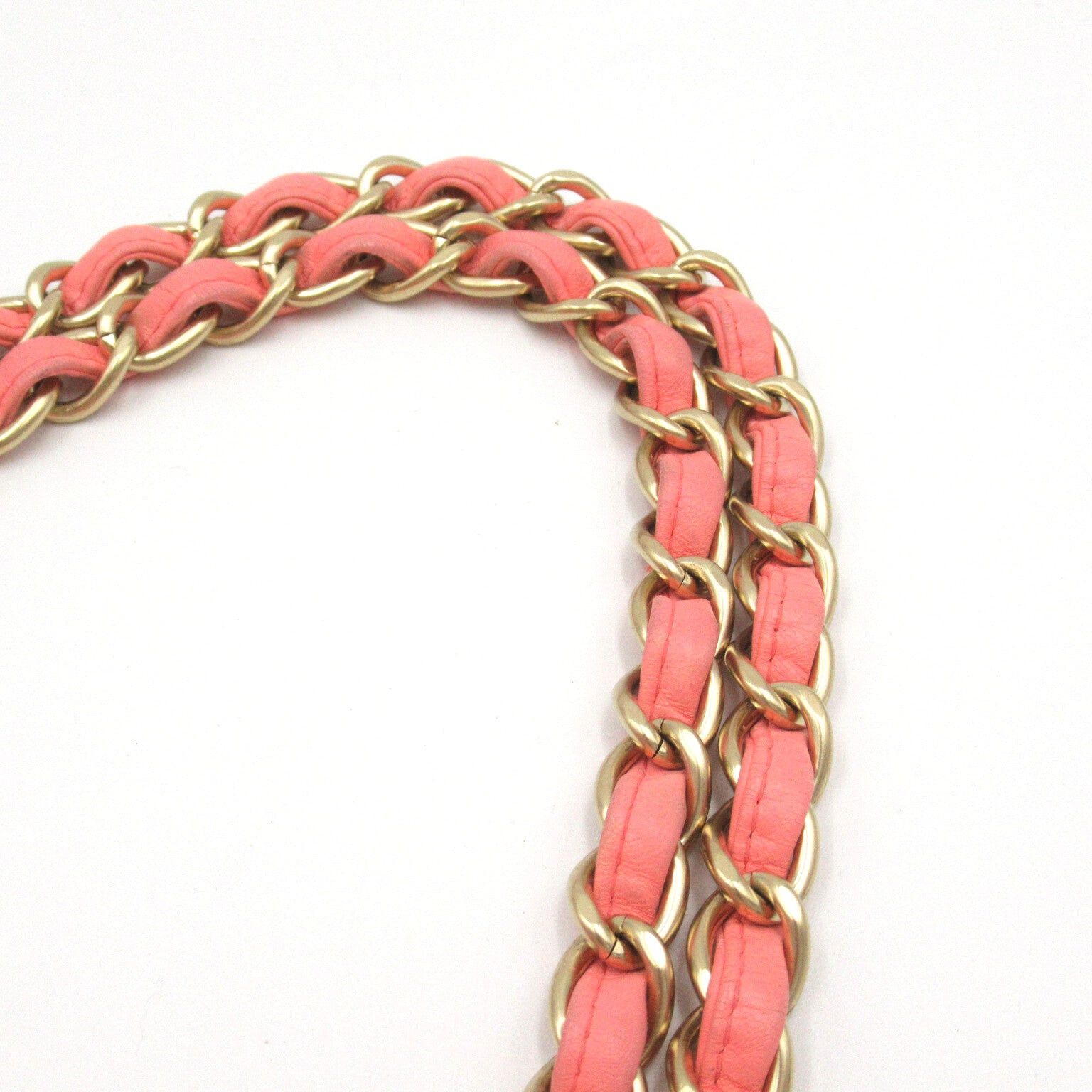 Chanel Chanel Decamatlassé Chain Shoulder Bag Leather Pink Gradient Gold Hardware Size ONE SIZE - 11 Thumbnail