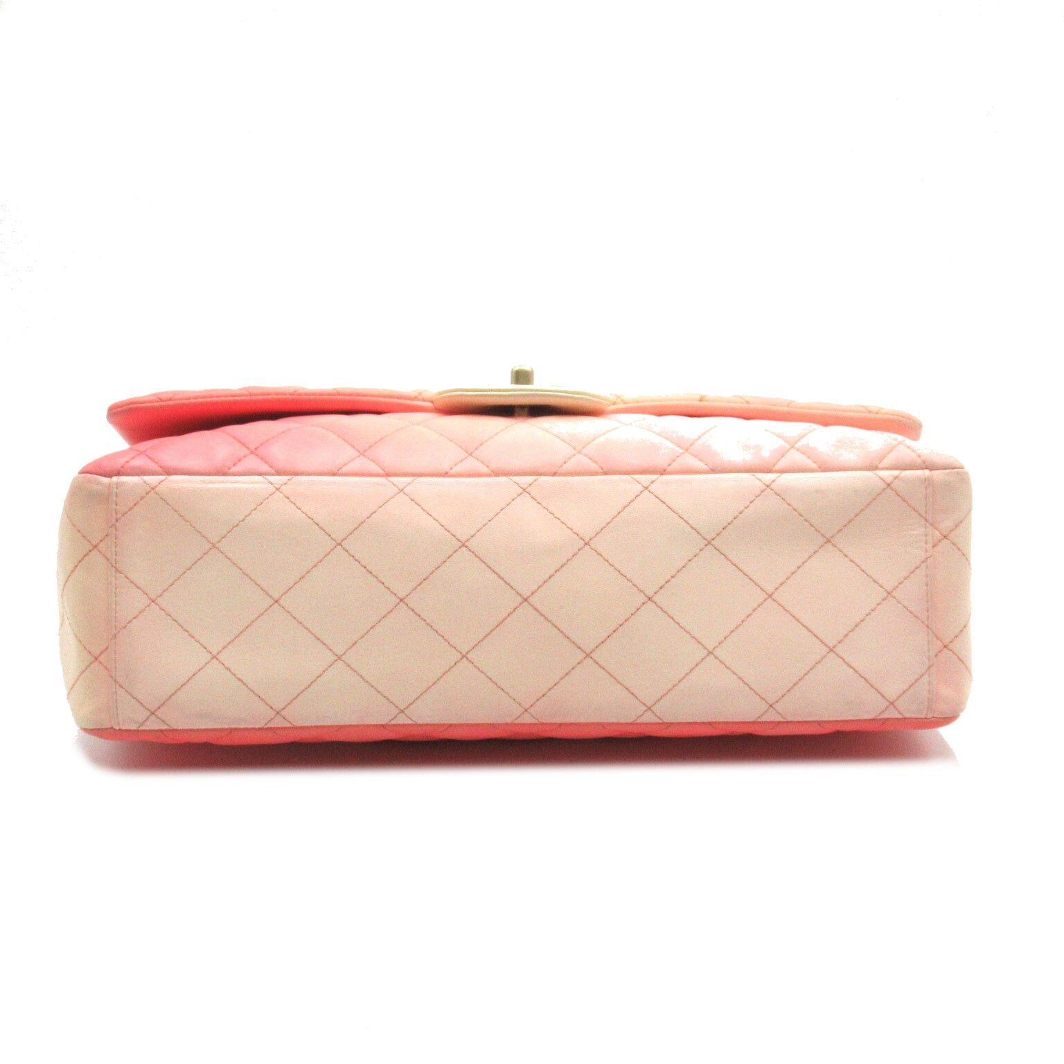 Chanel Chanel Decamatlassé Chain Shoulder Bag Leather Pink Gradient Gold Hardware Size ONE SIZE - 4 Thumbnail