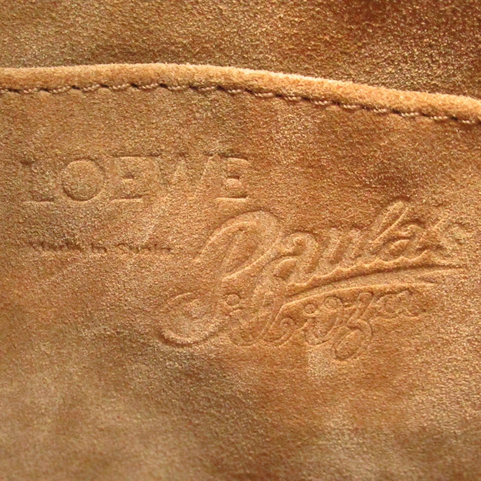 Loewe Loewe Balloon Shoulder Bag Canvas Leather Black Natural/Parakeet Pattern Size ONE SIZE - 6 Thumbnail