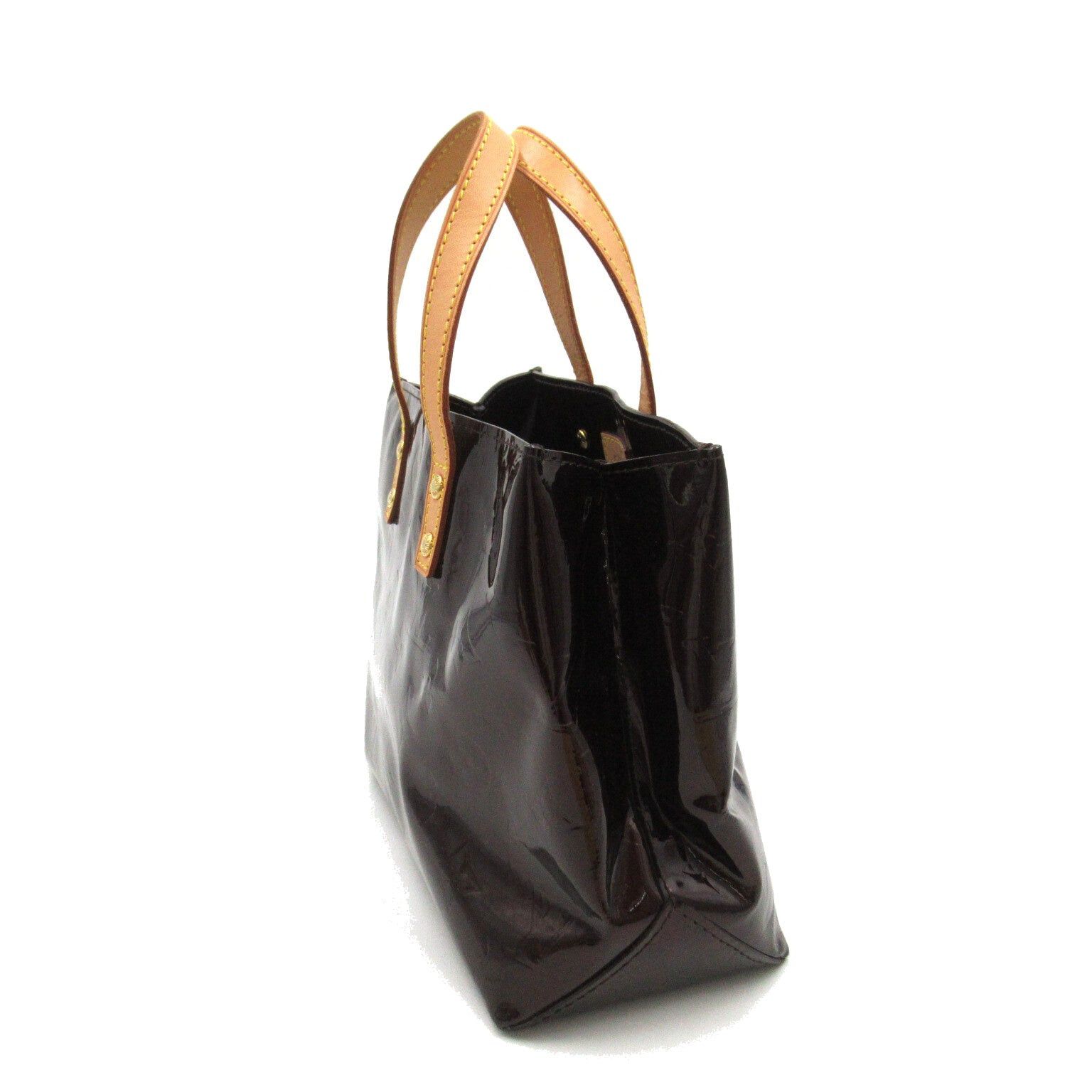 Louis Vuitton Louis Vuitton Lead Pm Handbag Tote Bag Patent Leather Vernis Brown Amarante Size ONE SIZE - 3 Thumbnail