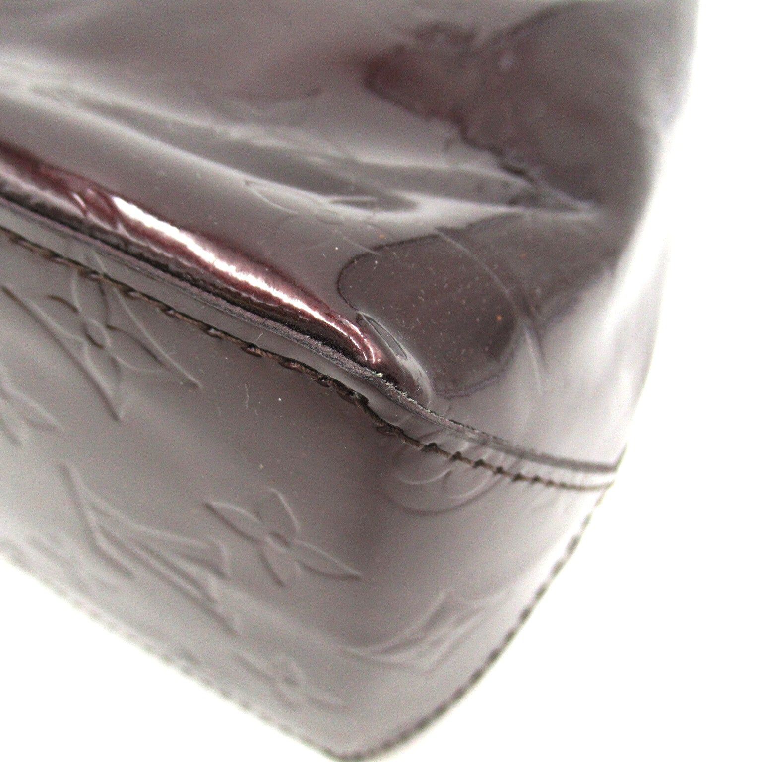 Louis Vuitton Louis Vuitton Lead Pm Handbag Tote Bag Patent Leather Vernis Brown Amarante Size ONE SIZE - 10 Thumbnail
