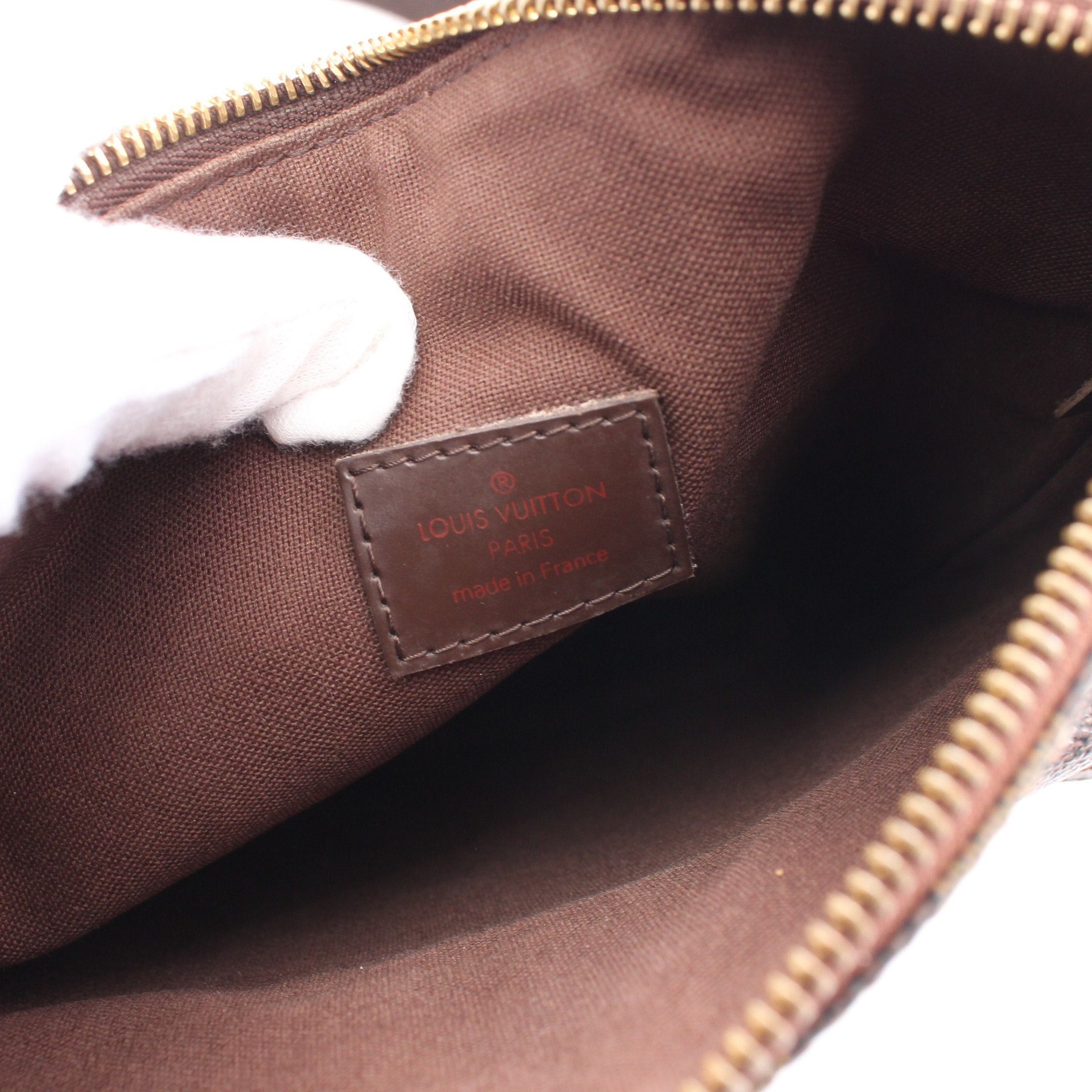 Louis Vuitton Louis Vuitton Pochette Melville Damier Ebene Shoulder Bag Leather Brown Size ONE SIZE - 4 Thumbnail