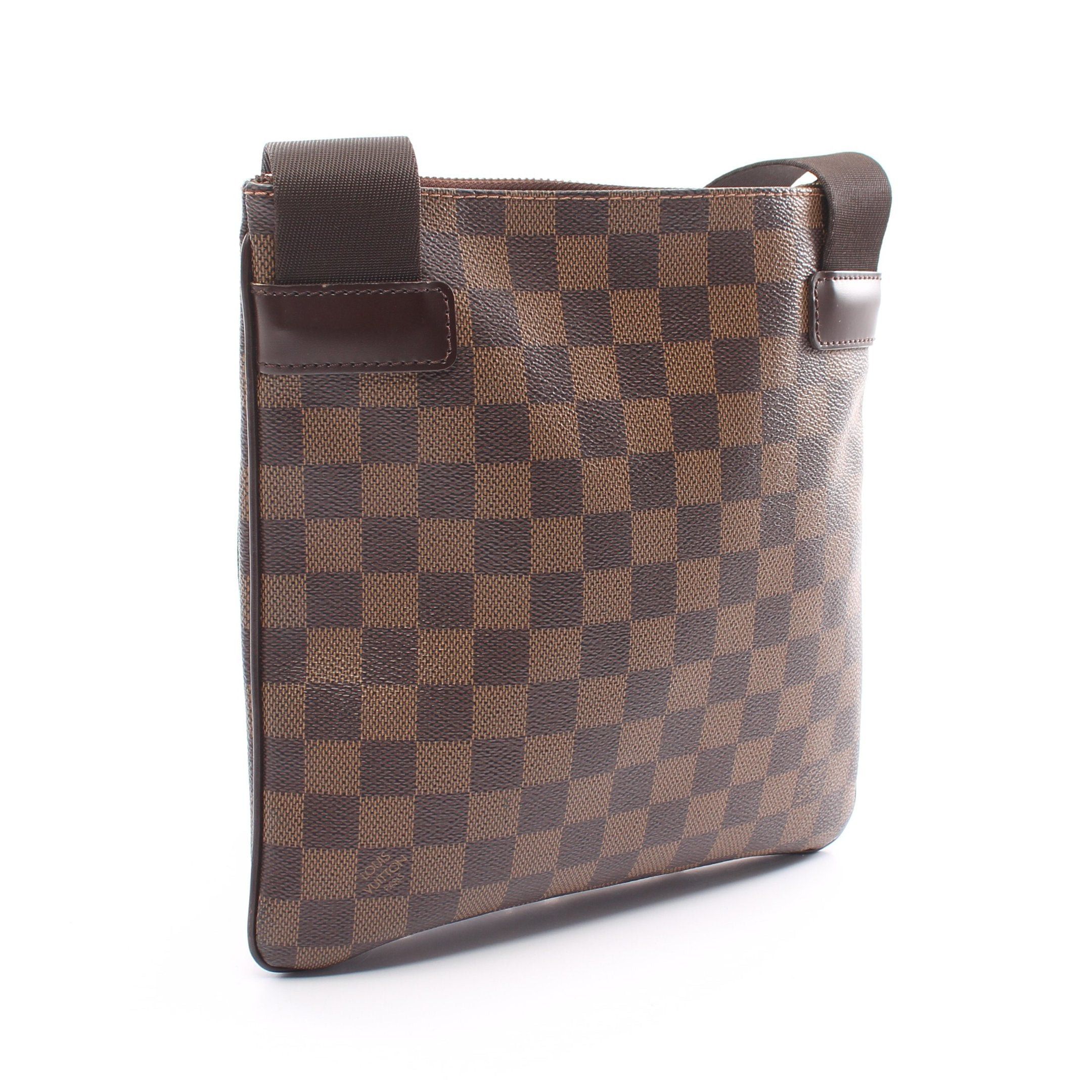 Louis Vuitton Louis Vuitton Pochette Melville Damier Ebene Shoulder Bag Leather Brown Size ONE SIZE - 2 Thumbnail