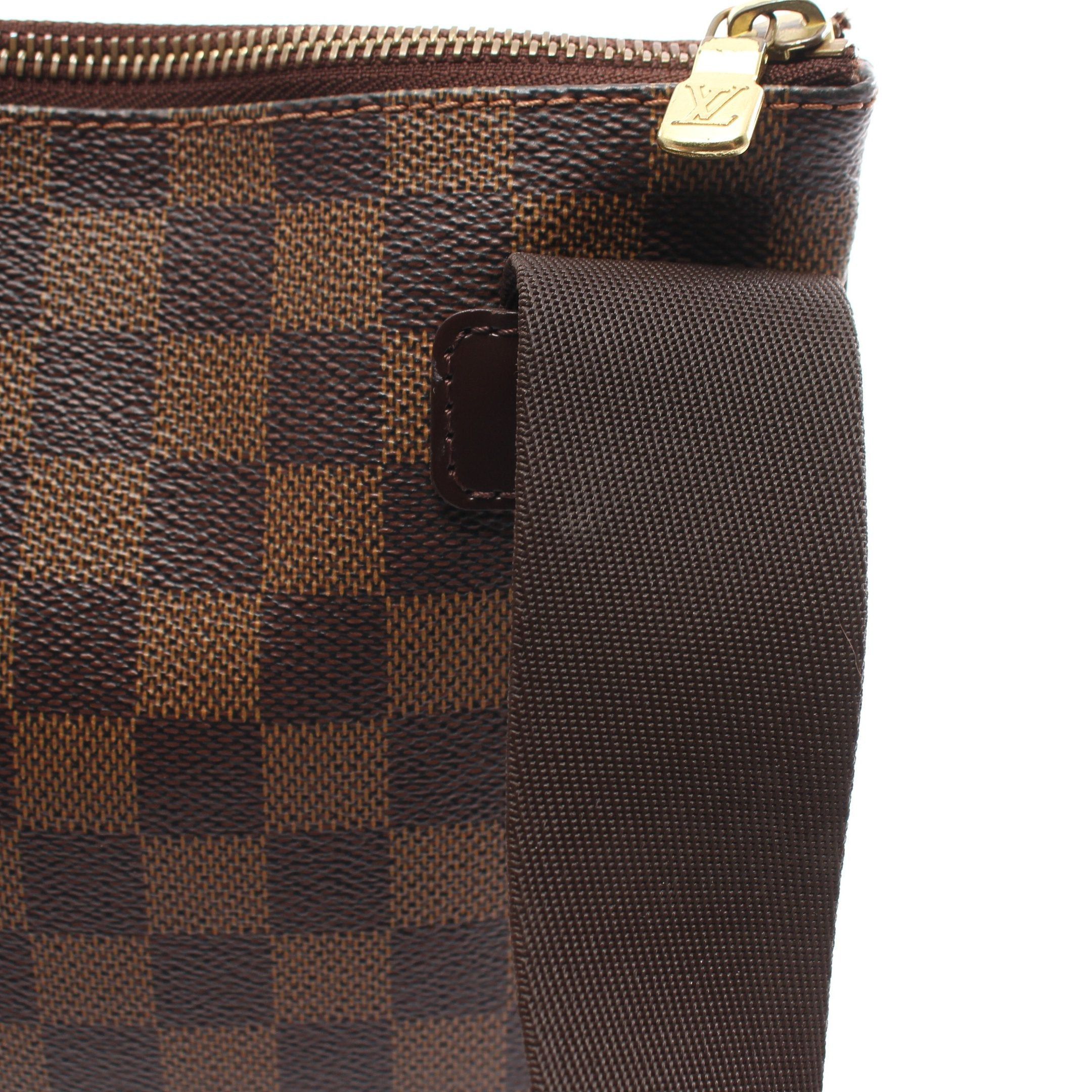 Louis Vuitton Louis Vuitton Pochette Melville Damier Ebene Shoulder Bag Leather Brown Size ONE SIZE - 6 Thumbnail