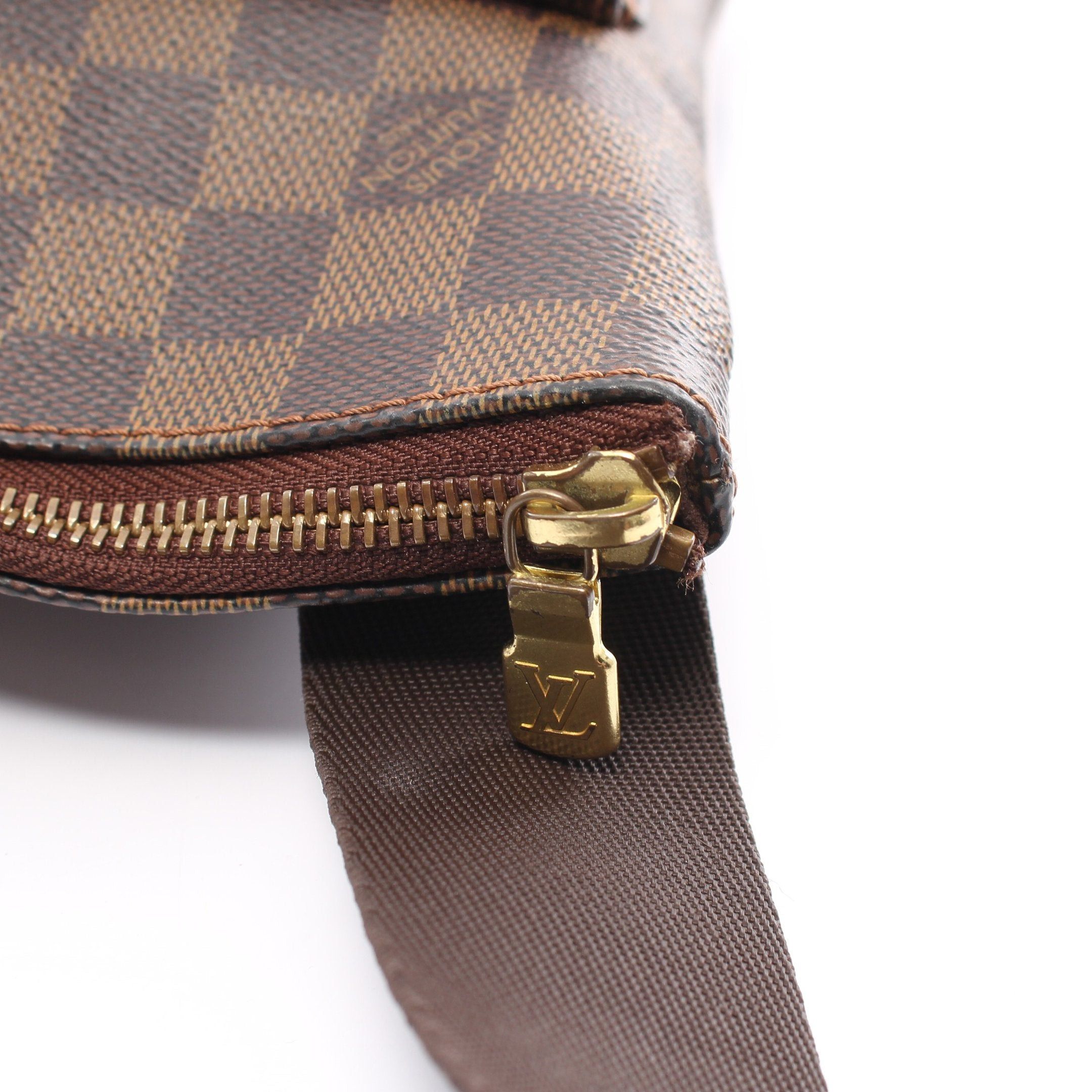 Louis Vuitton Louis Vuitton Pochette Melville Damier Ebene Shoulder Bag Leather Brown Size ONE SIZE - 7 Thumbnail