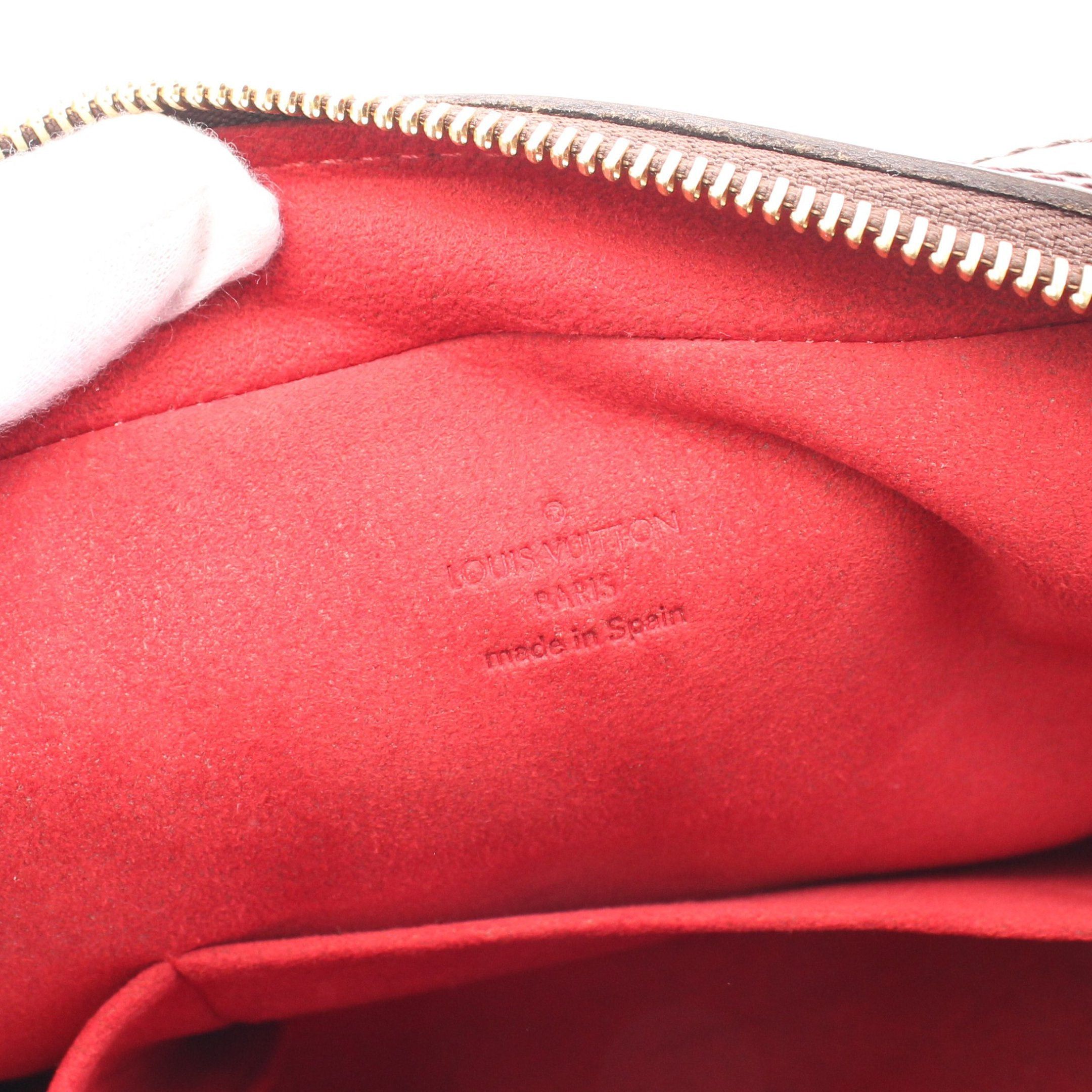 Louis Vuitton Louis Vuitton Duomo Damier Ebene Handbag Leather Brown Size ONE SIZE - 4 Thumbnail